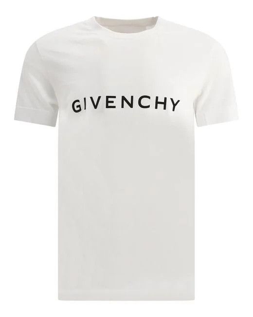 image of Givenchy O1Srvl11E0424 T-Shirt In White, Men's (Size Large)