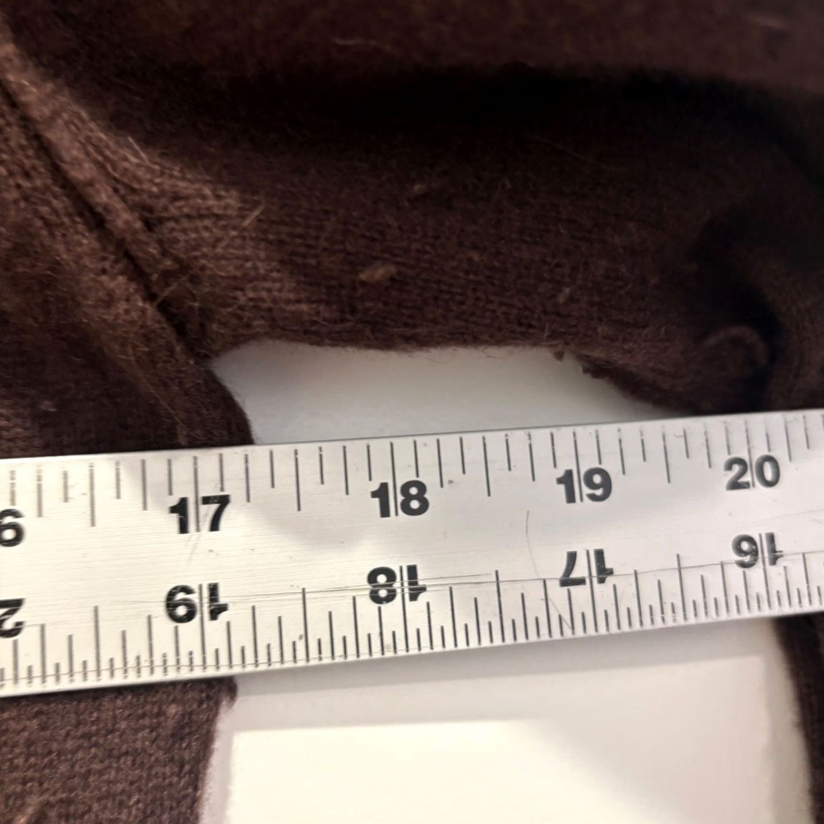 Vintage Maurices Fine Line Brown 100% Cashmere Henley Sweater Scoop Neck Womens Medium Size M / US 6-8 / IT 42-44 - 5 Thumbnail