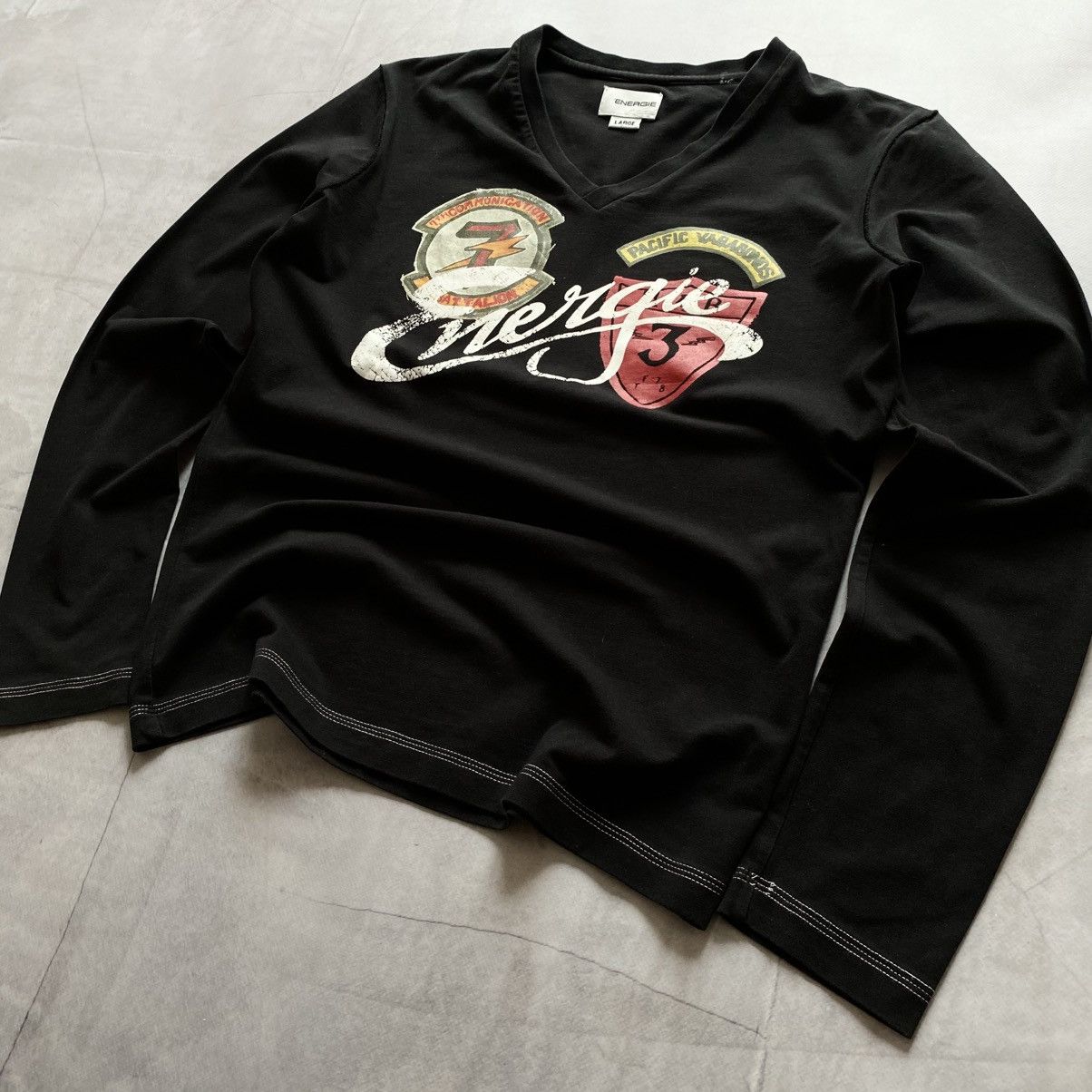 Ed Hardy × Hysteric Glamour × If Six Was Nine Poem Cute Hysteric Glamour Vibe Long Sleeve T Shirt LGB Size L / US 10 / IT 46 - 3 Thumbnail