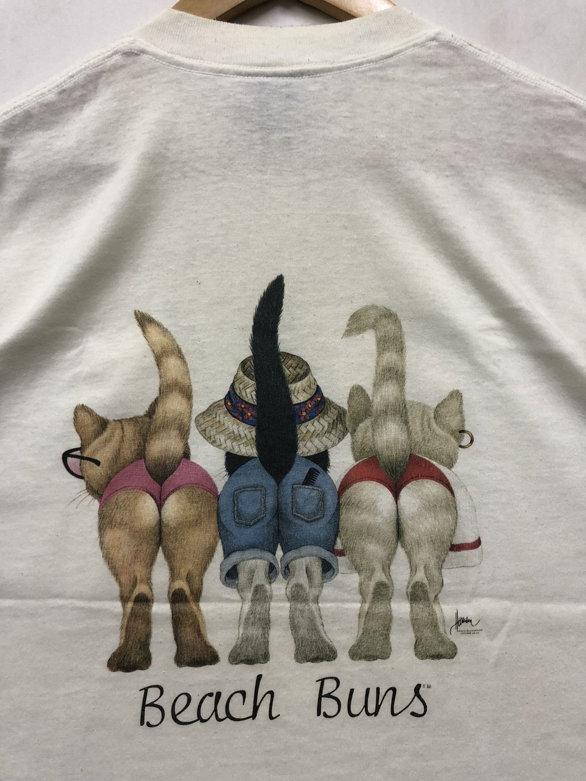 4GSELLER × Vintage VINTAGE CAT MIRROR BEACH BUMS Size US M / EU 48-50 / 2 - 3 Thumbnail