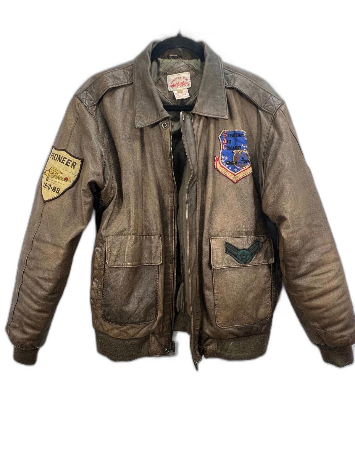 Designer Vintage Flight Leather Patch Embroidery Pioneer Cannery Row Size US M / EU 48-50 / 2 - 1 Thumbnail