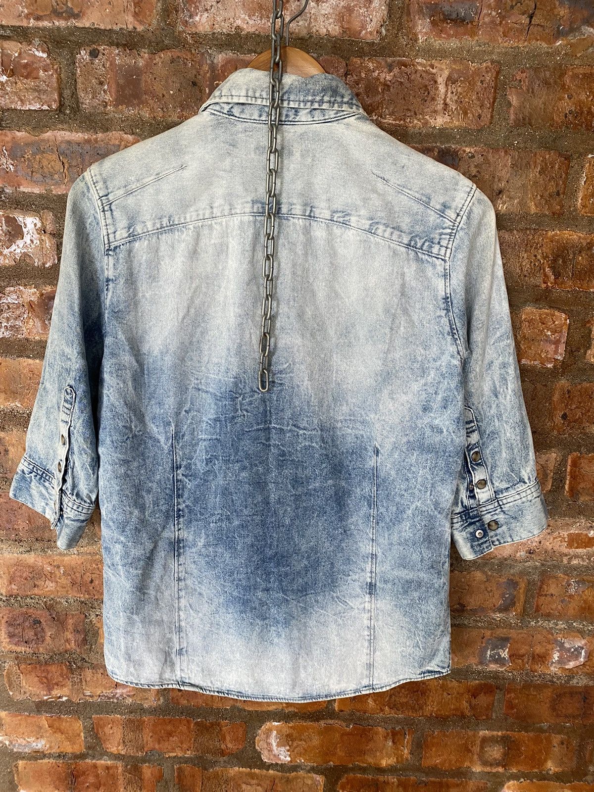 GOSTAR DE FUGA Gostar De Fuga Wash Denim 3/4 Sleeve Size US M / EU 48-50 / 2 - 7 Thumbnail