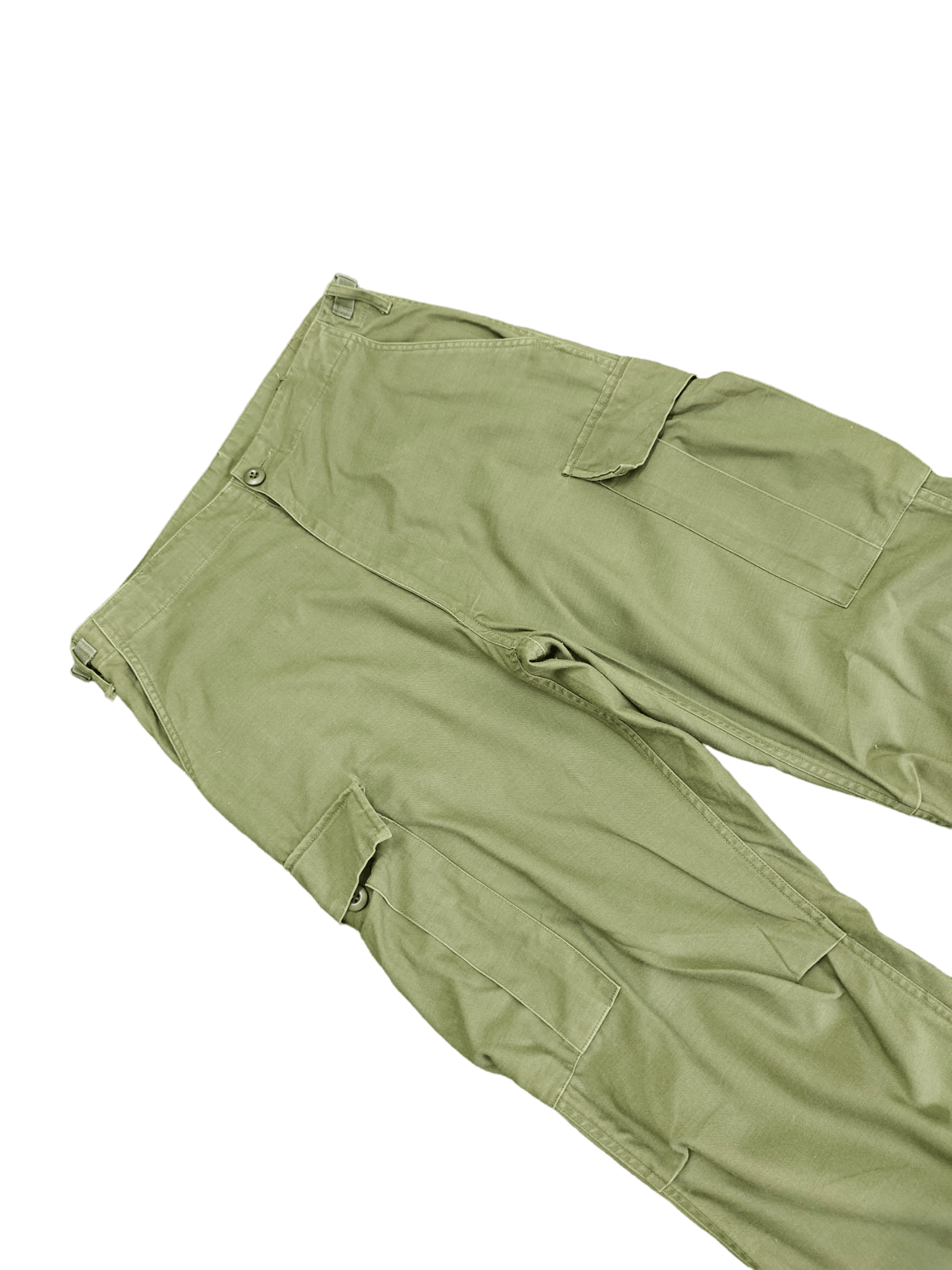 Vintage Vtg OG Us Army Sateen Cargo Pant 60s 70s Nam Era Scovill Usa Size US 31 - 3 Thumbnail