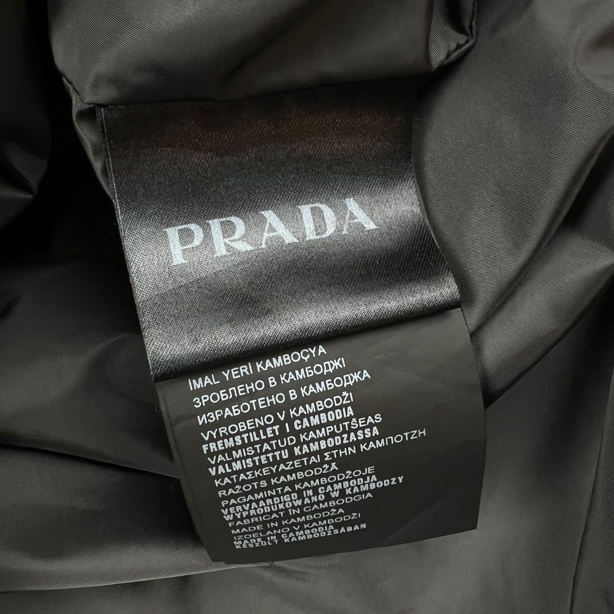 Prada Prada Grey Padded Nylon Overshirt Jacket Size US L / EU 52-54 / 3 - 9 Thumbnail