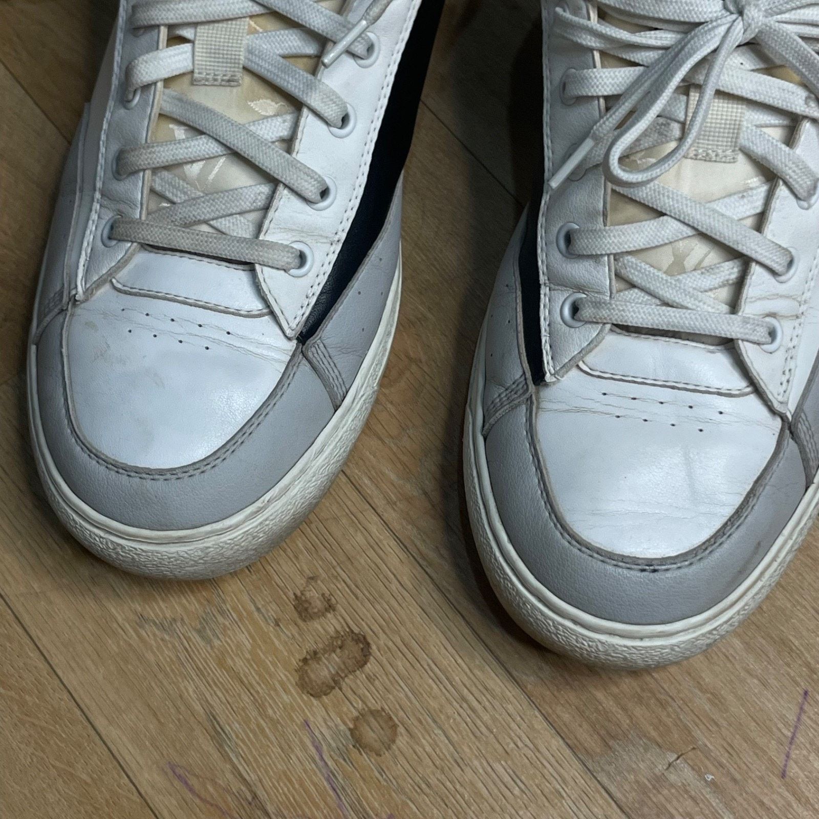 Louis Vuitton Louis Vuitton Charlie Sneakers Leather LV Shoes MEN WHITE Size US 9.5 / EU 42-43 - 5 Thumbnail