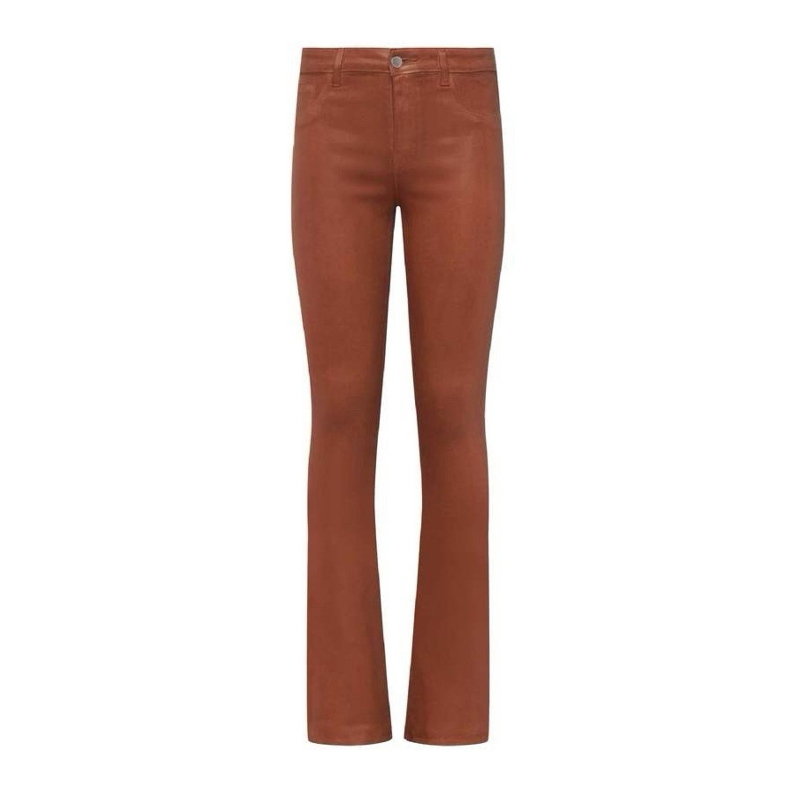 L'AGENCE L’Agence (25) Selma High Rise Baby Bootcut Coated Pants Size 25" / US 0 / IT 36 - 5 Thumbnail