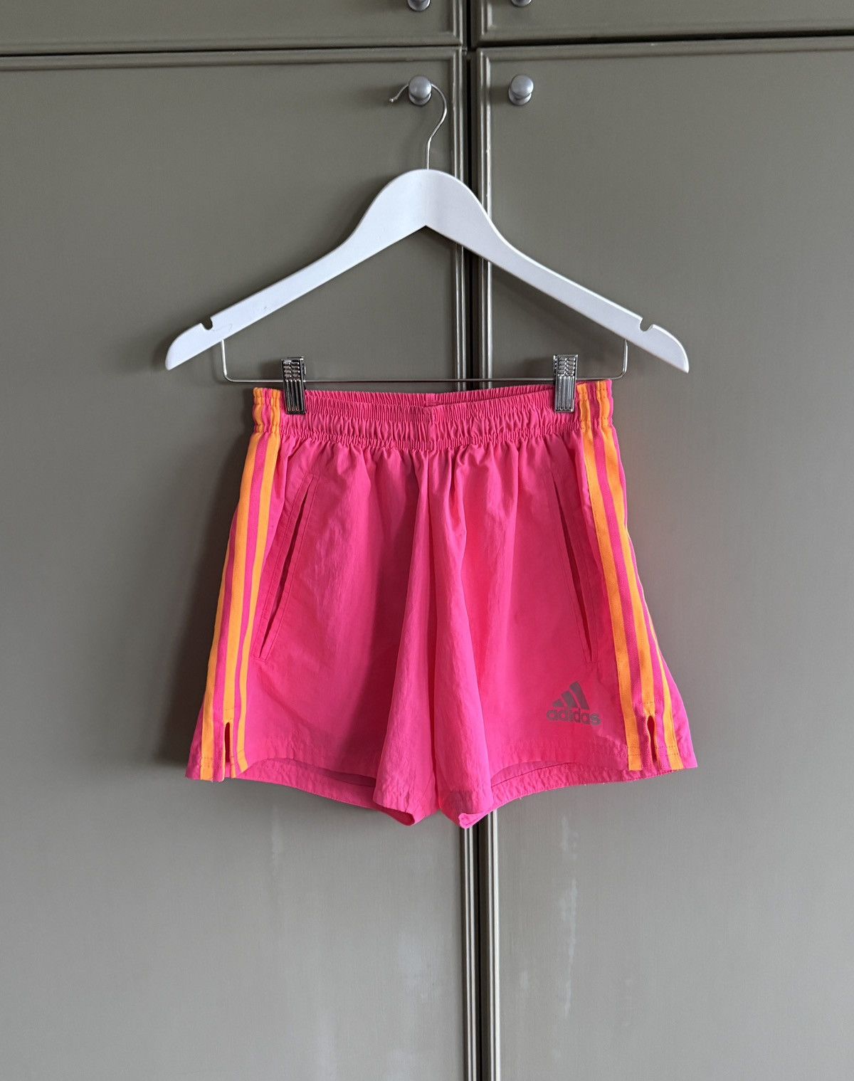 Adidas × Gosha Rubchinskiy SS 2018 Hi Vis Pink Rave Shorts Rare Size US 30 / EU 46 - 1 Thumbnail