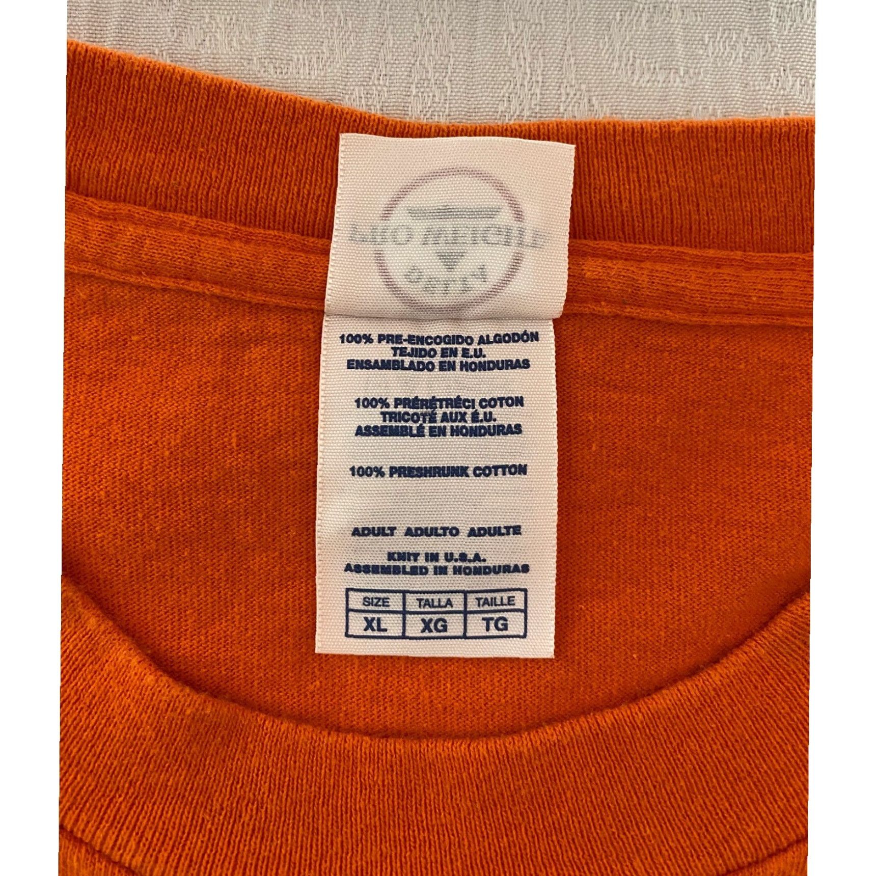 Vintage Delta Pro Weight T Shirt Orange Mens XL Adult Graphic Tee Size US XL / EU 56 / 4 - 5 Thumbnail
