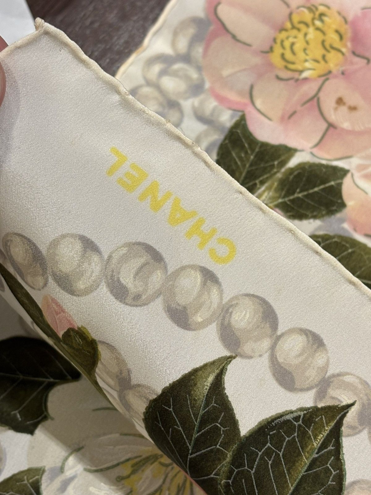 Chanel Chanel Floral Headscarf Size ONE SIZE - 2 Thumbnail