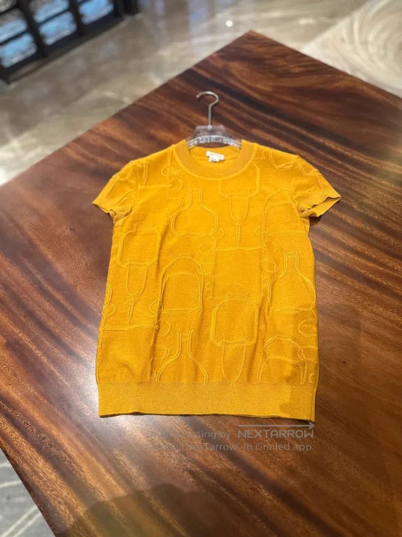 Hermes Hermes Sweater, Textured, Short Sleeve Size XXS / US 00 / IT 34 - 3 Thumbnail