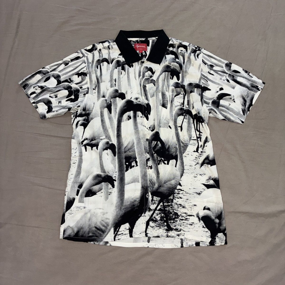 Supreme Supreme Flamingo Shirt Size Large Size US L / EU 52-54 / 3 - 1 Thumbnail