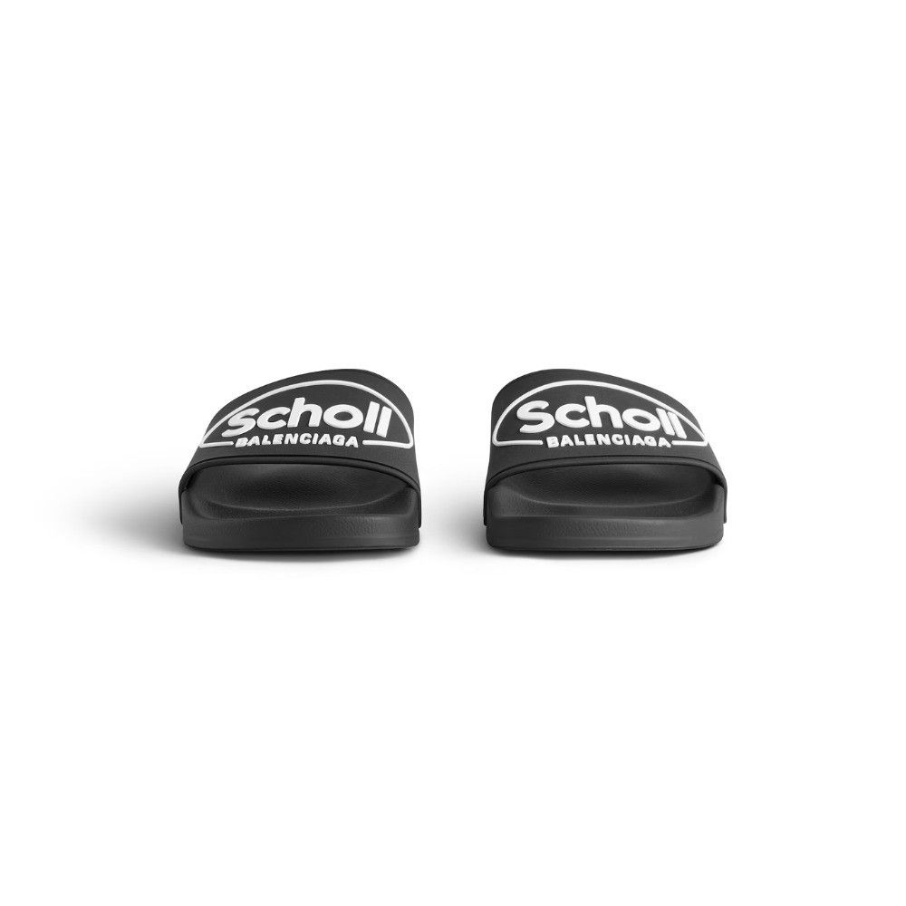 Balenciaga o1w1db10526 Scholl Pool Slide Sandals in Black Size US 10 / EU 43 - 3 Thumbnail