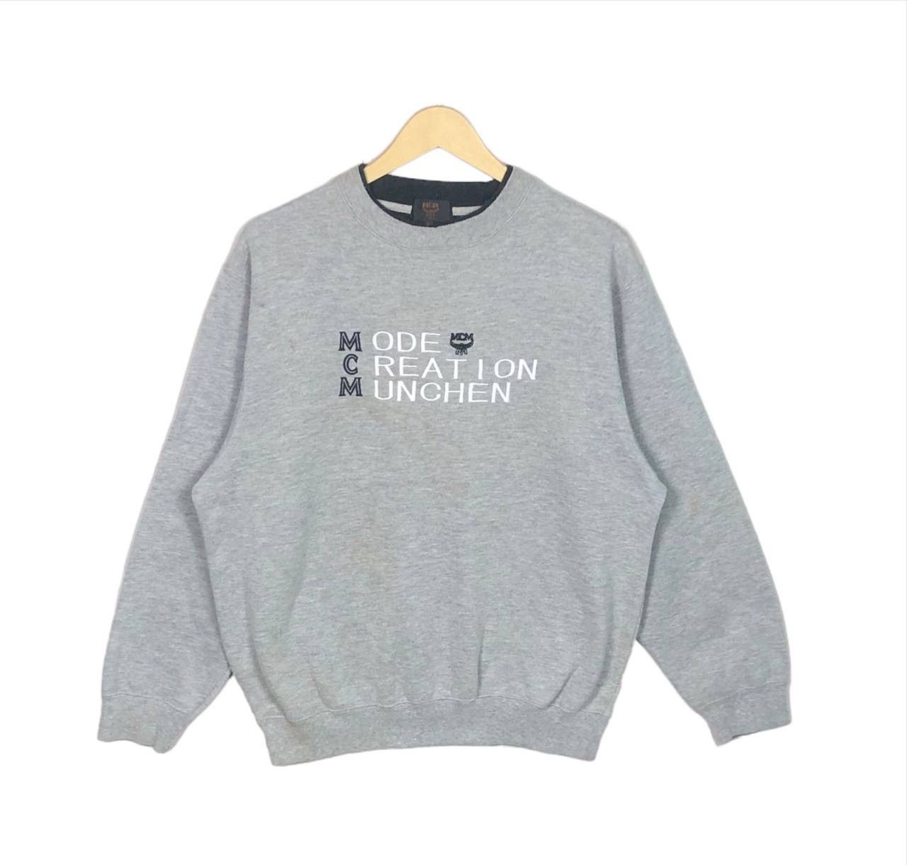 MCM Authentic MCM Embroidery Big Logo Sweatshirt Jumper Size US L / EU 52-54 / 3 - 1 Thumbnail