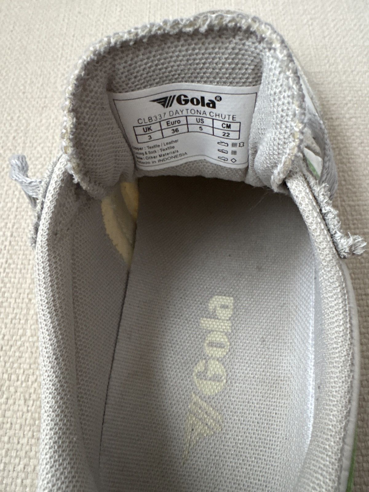 Gola Gola Low-Top Retro Sneakers – White / Grey / Green Size US 5 / IT 35 - 6 Thumbnail