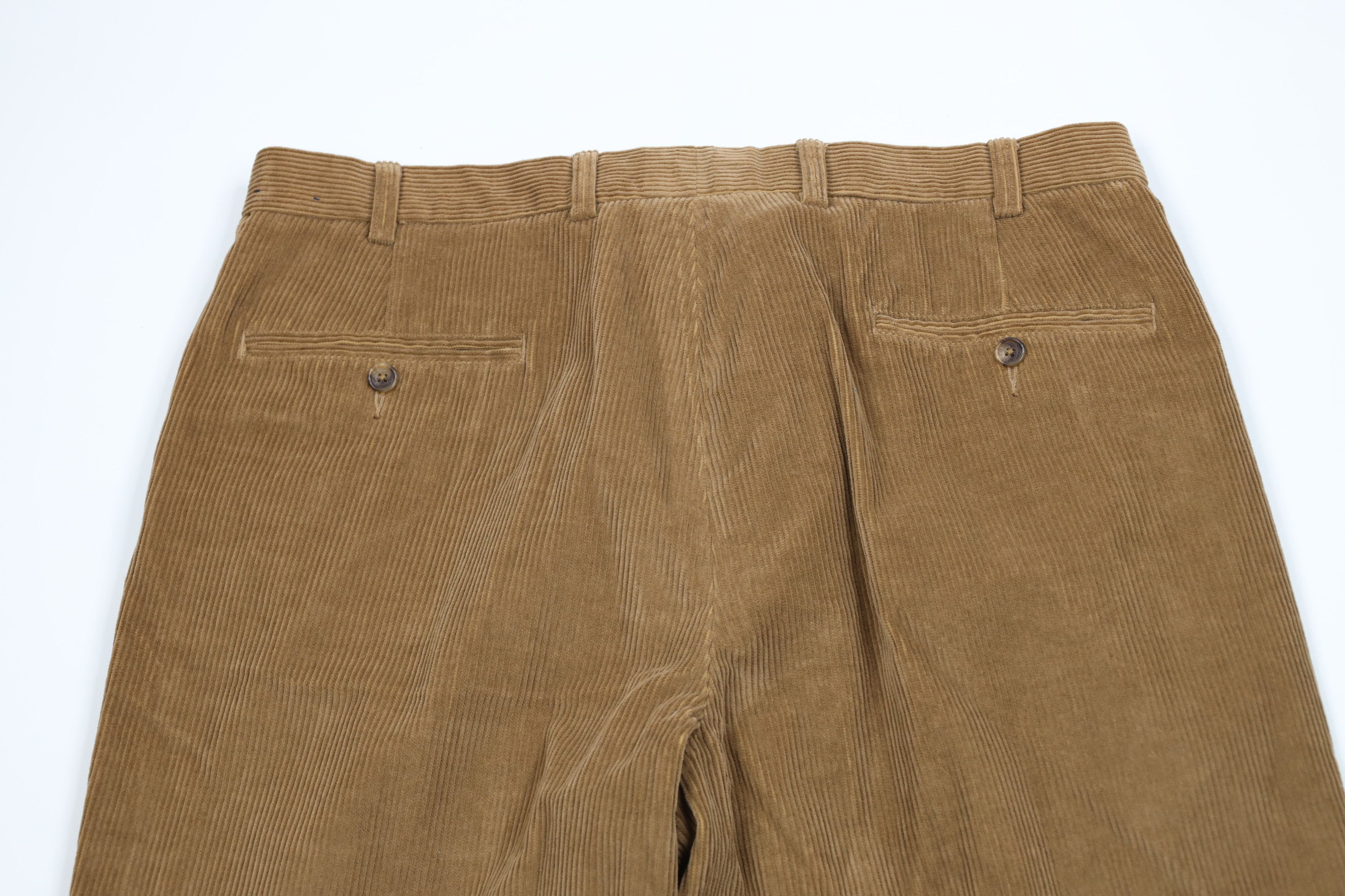 Brooks Brothers Vintage 90s Brooks Brothers Wide Leg Corduroy Chino Pants Size US 36 / EU 52 - 8 Thumbnail
