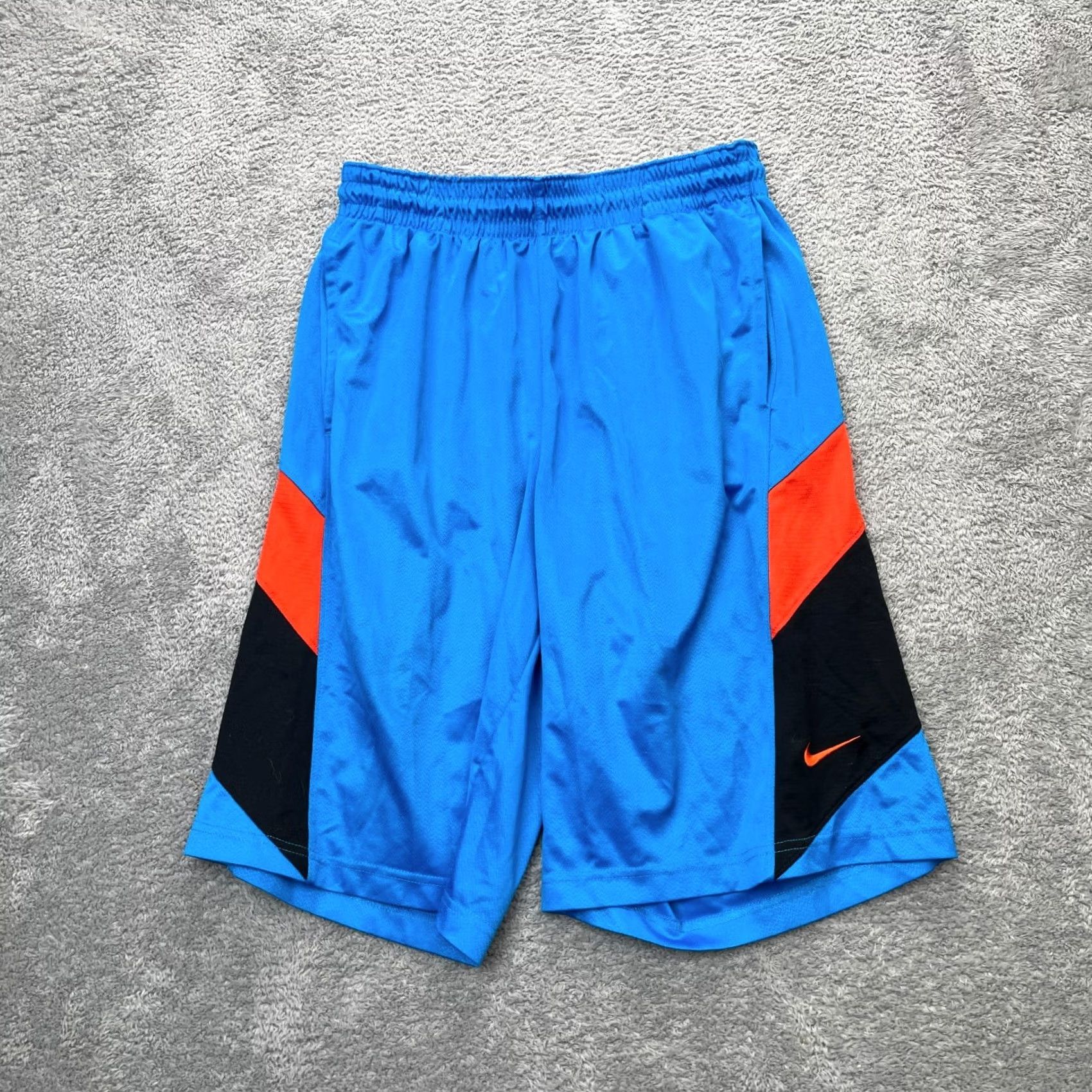 Nike Nike Shorts Mens Medium Blue Dri Fit Rival Athletic Swoosh Drawstring Basketball Size US 28 / EU 44 - 2 Thumbnail