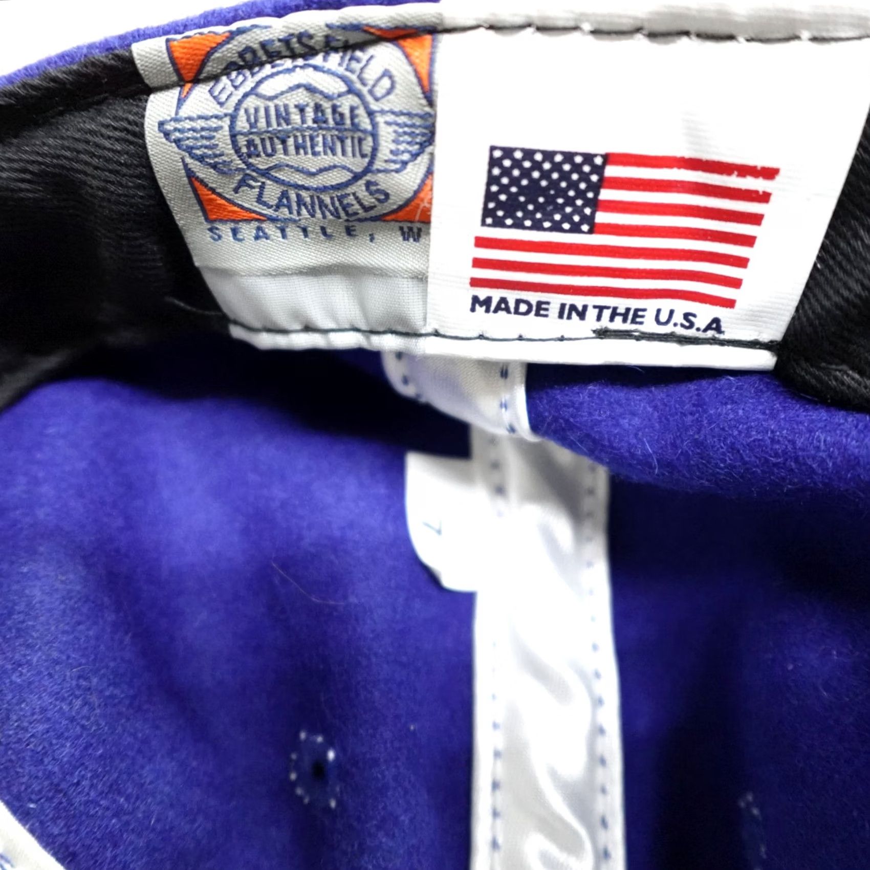 Ebbets Field Flannels VINTAGE Ebbets Field Flannels Hat Blue 7 Montreal Royals Made in USA Mens Size ONE SIZE - 5 Thumbnail