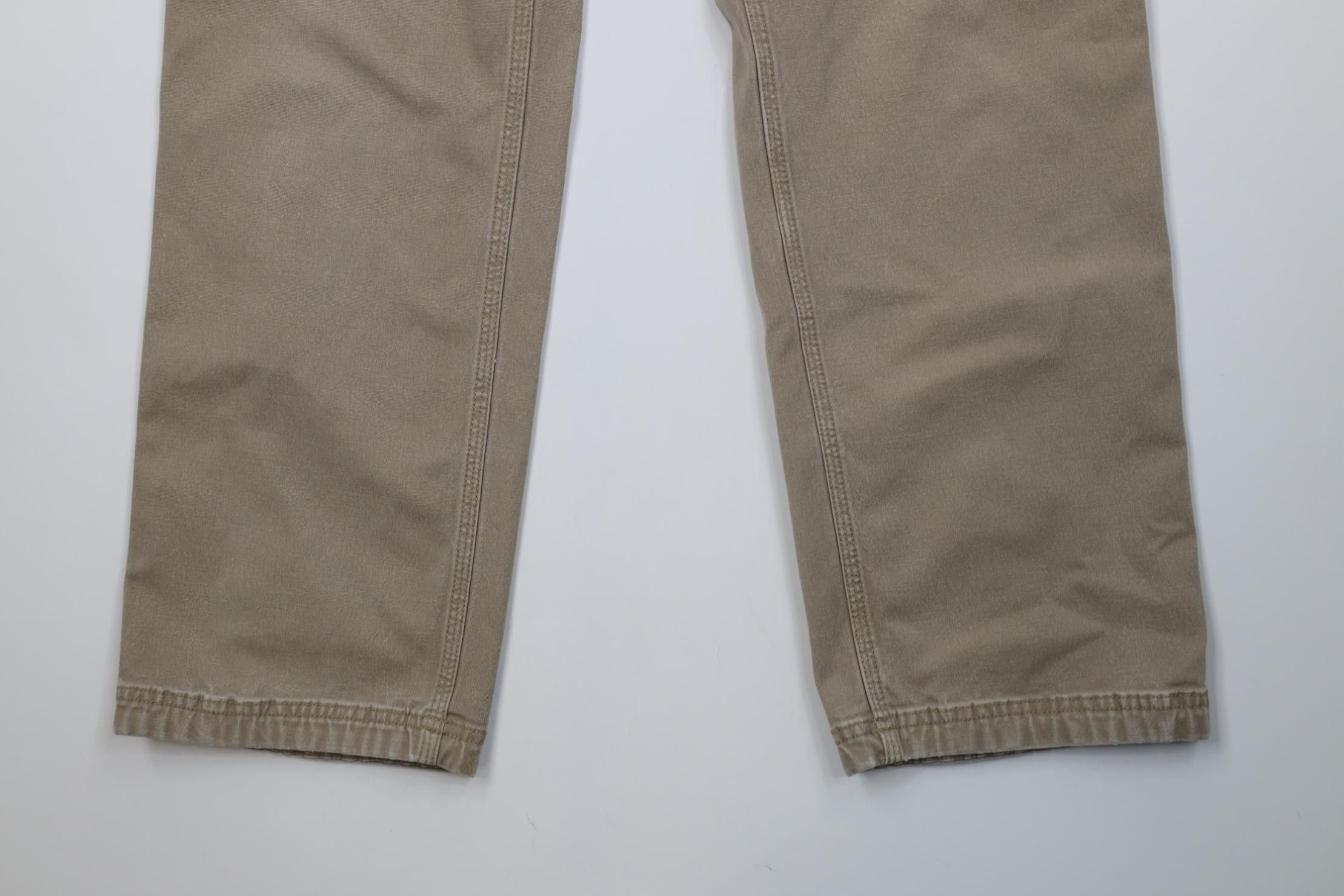 Duluth Trading Company Duluth Trading Co Gusset Flex Fire Hose Canvas Pants Beige Size US 36 / EU 52 - 4 Thumbnail