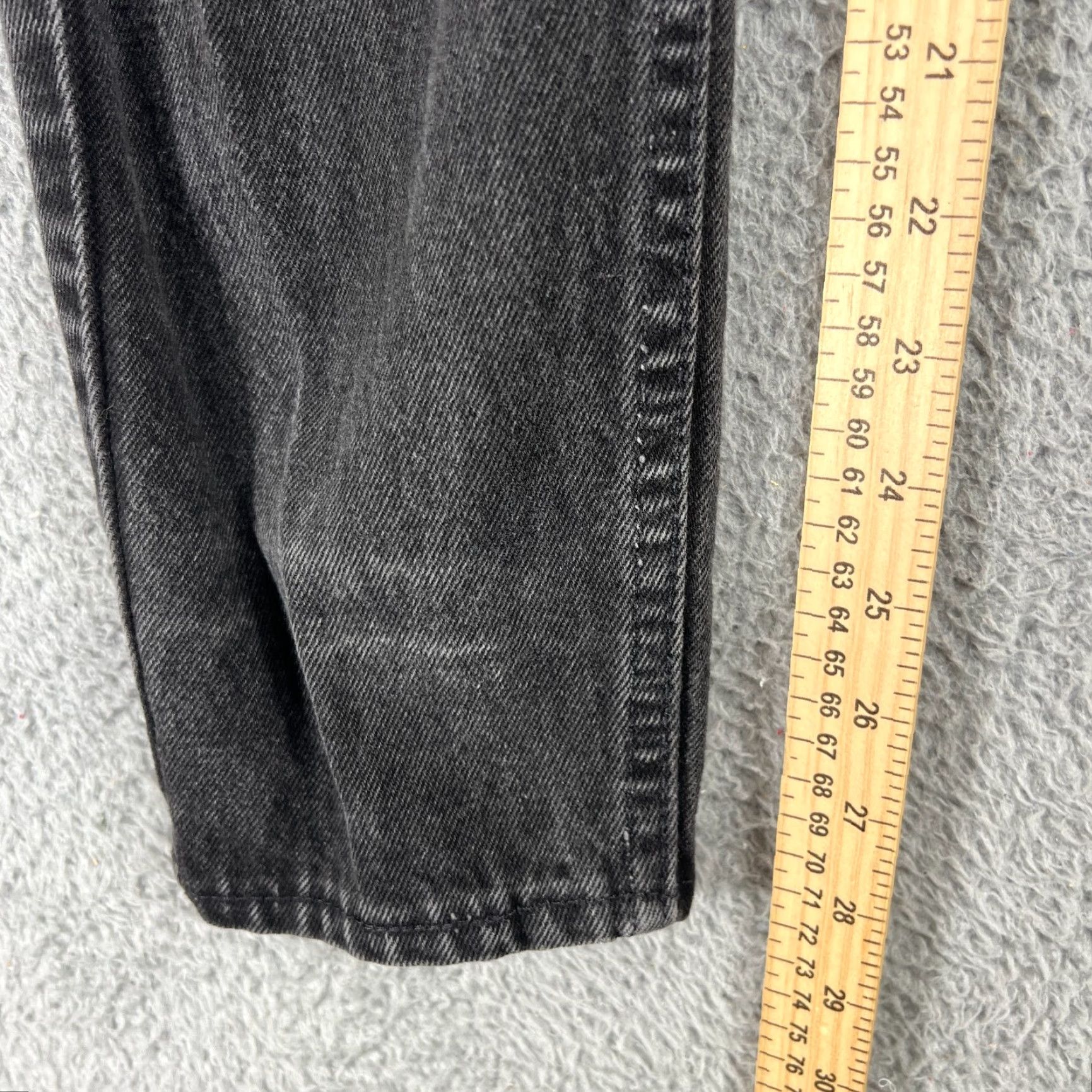 Levi's VINTAGE Levi’s Jeans 512 Womens Juniors 9 Black Tapered Slim Fit USA 90s Mom Grunge Retro 90s Mens Women Girls Size 30" / US 8 / IT 44 - 6 Thumbnail