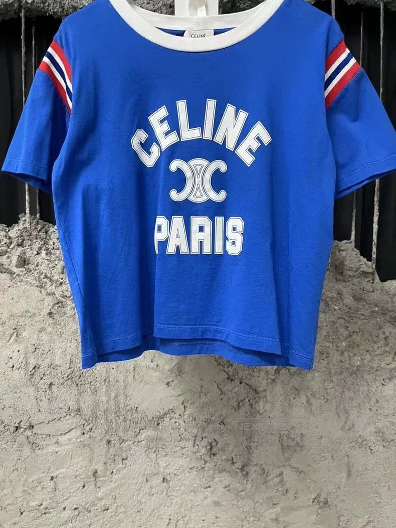 Celine Celine Logo Short Sleeve T. Size US S / EU 44-46 / 1 - 4 Thumbnail
