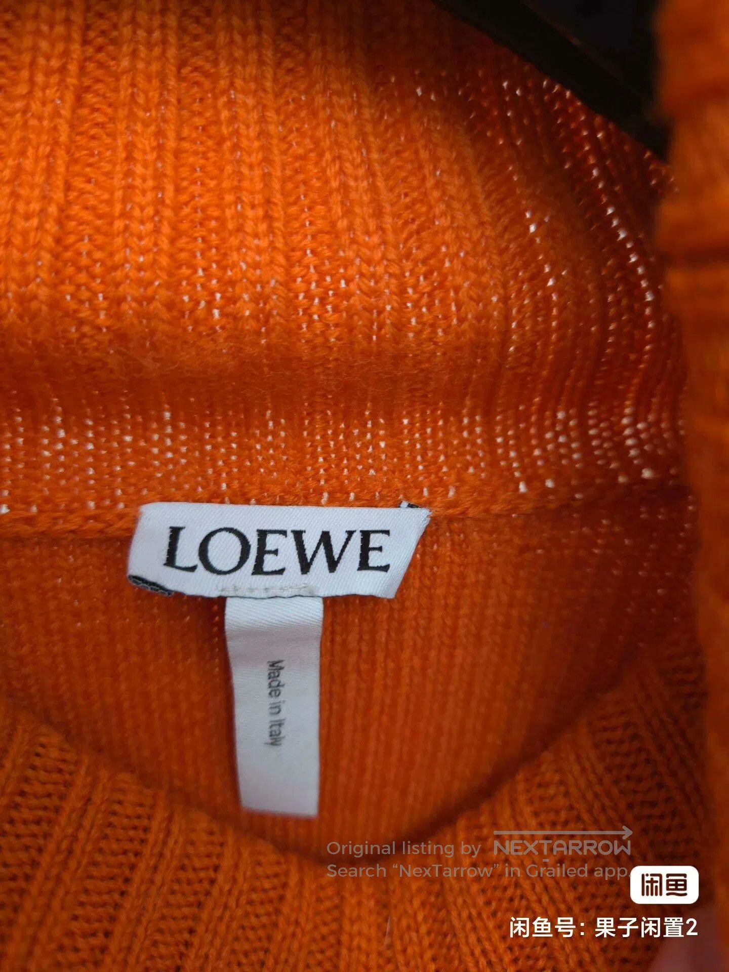 Loewe Loewe Orange Logo Embroidered Sweater. Size US M / EU 48-50 / 2 - 8 Thumbnail