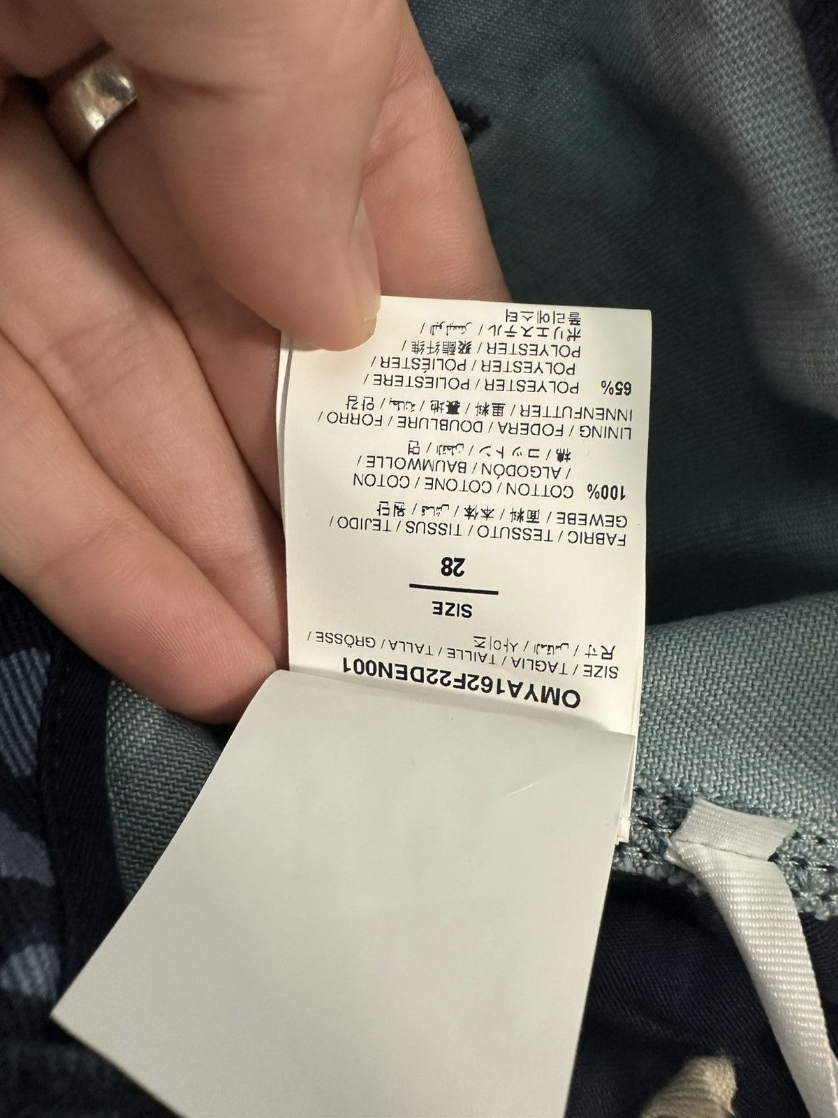 Off-White Off-White Camo Blue Size US 28 / EU 44 - 17 Thumbnail