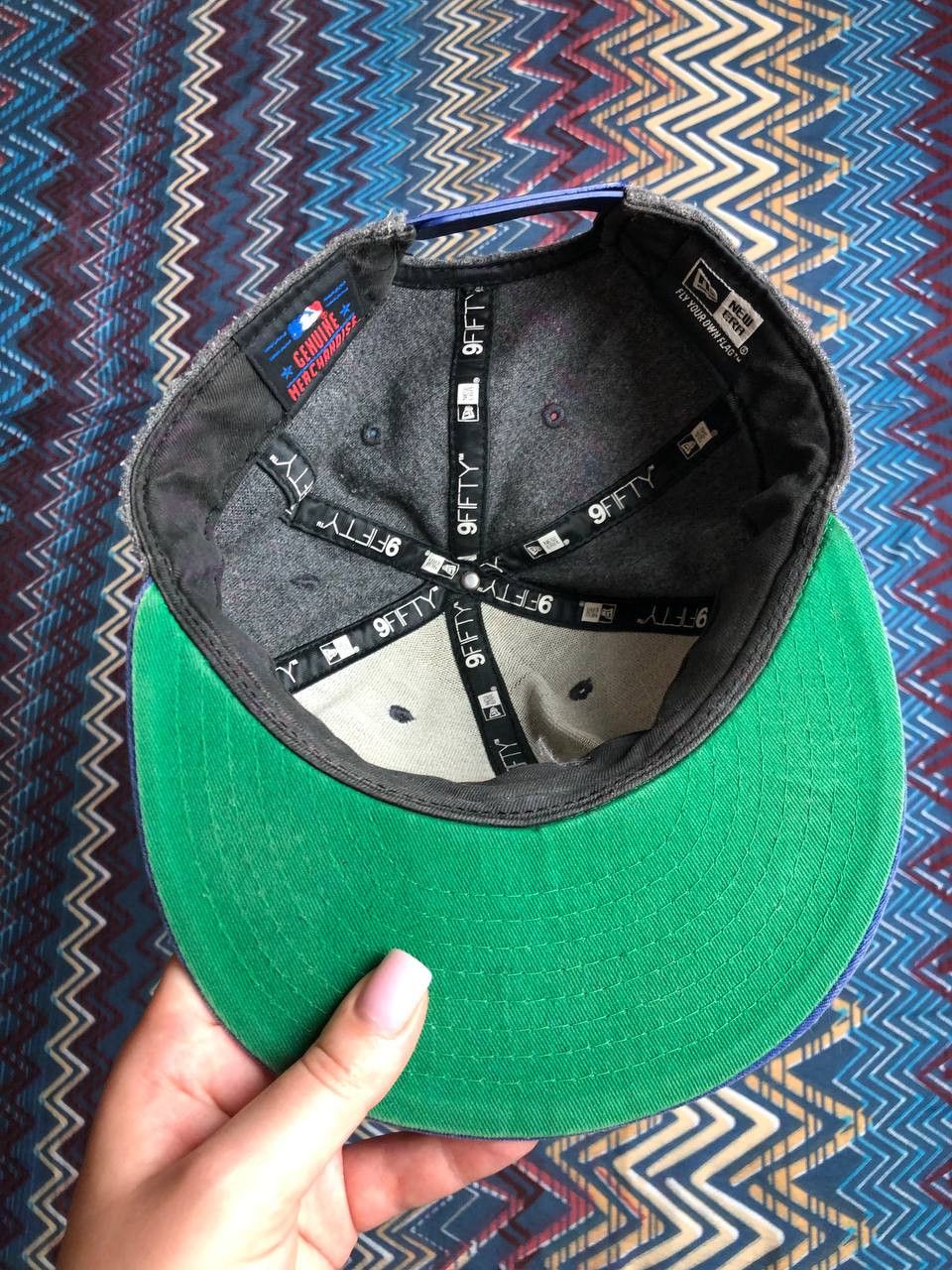 New Era Hats gray Vintage New Era Cap big logo Y2K streetwear Size ONE SIZE - 9 Thumbnail