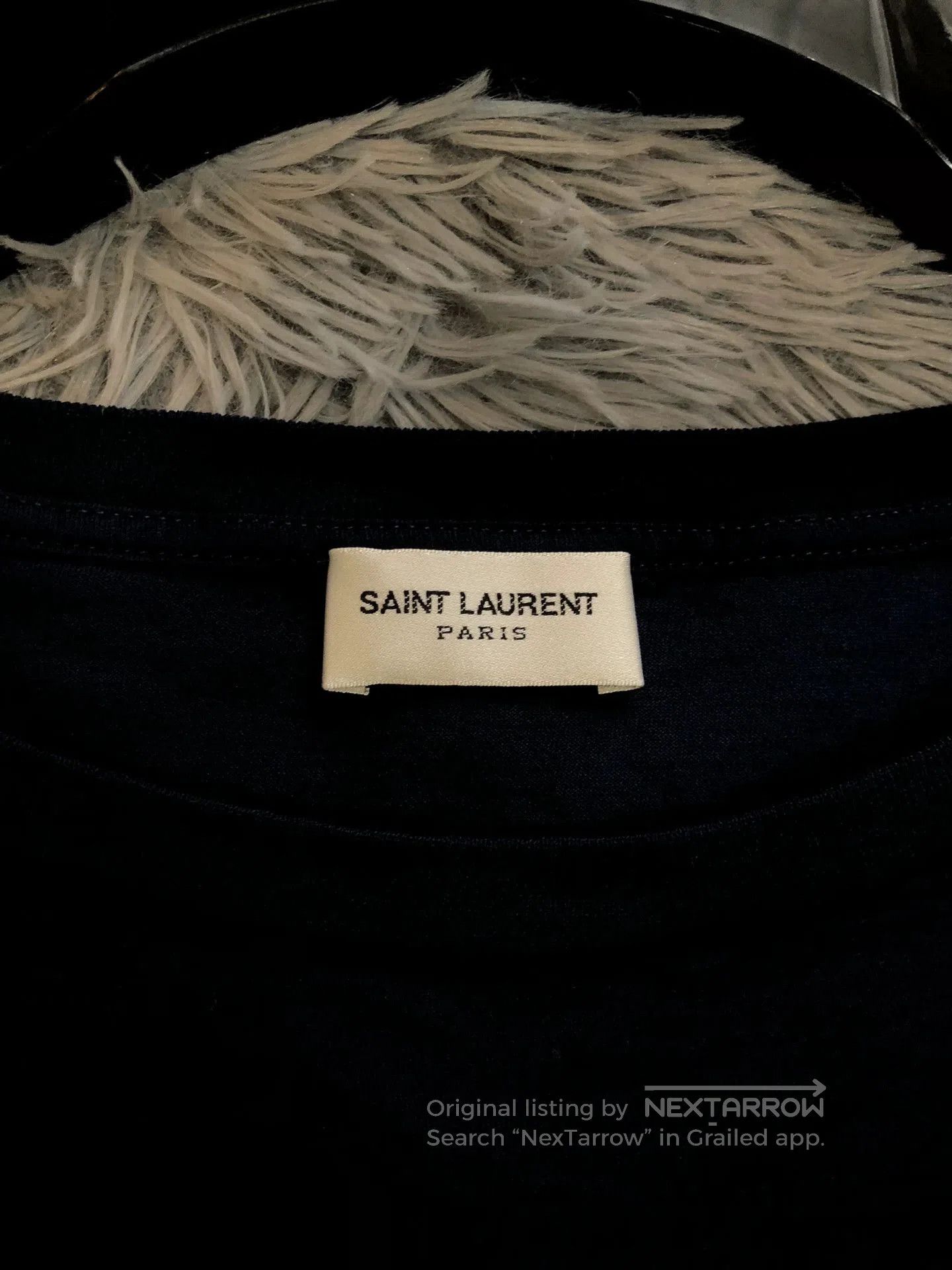 Saint Laurent Paris Saint Laurent SLP Logo Print Tee. Size US XS / EU 42 / 0 - 3 Thumbnail