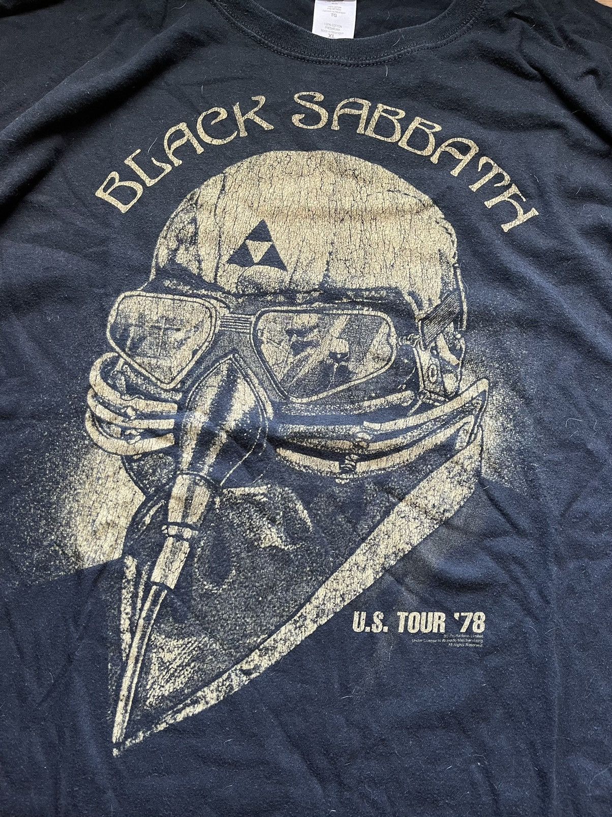 Band Tees × Black Sabbath × Vintage Black Sabbath US Tour 78 Black Tee Size US XL / EU 56 / 4 - 4 Thumbnail