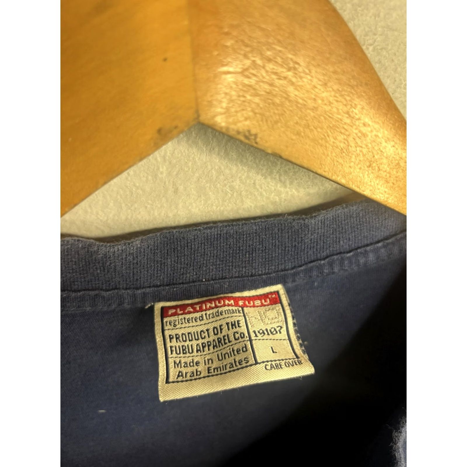 Fubu VINTAGE Platinum FUBU Shirt Mens L Blue Henley Short Sleeve Embroidered Patch Logo Size US L / EU 52-54 / 3 - 4 Thumbnail