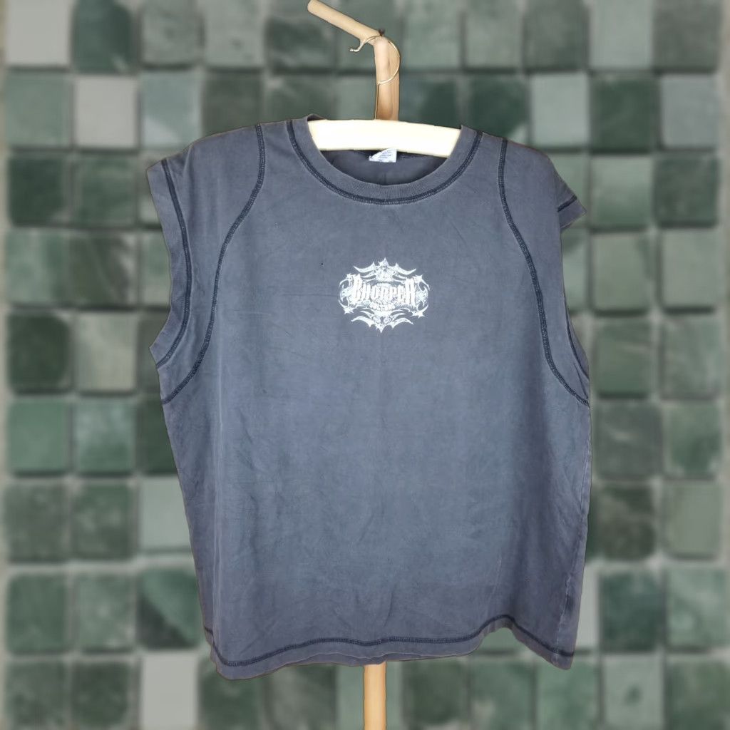 Vintage VINTAGE CHOPPERS CULTURE SUN FADED SLEEVELESS BLACK COTTON T-SHIRT SZ LARGE Shirt Men US Pattern Solid Size US L / EU 52-54 / 3 - 1 Thumbnail