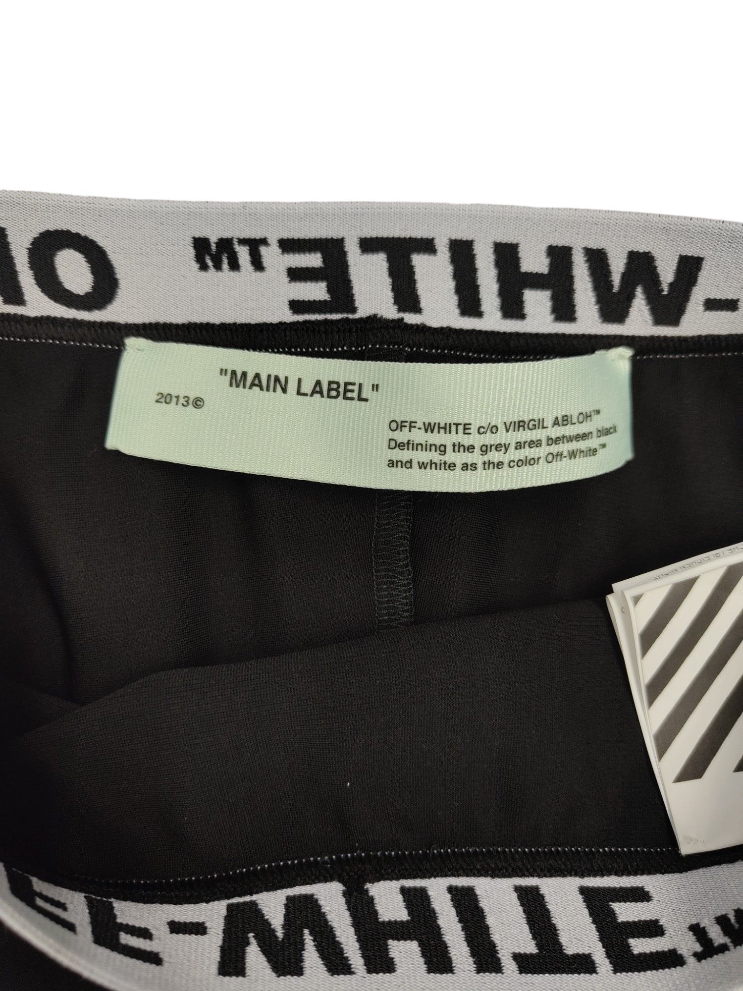 Off-White Black Mid Length Pencil Skirt Size 26" / US 2 / IT 38 - 3 Thumbnail