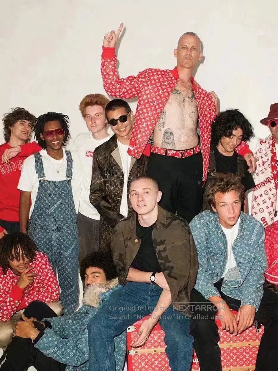 Louis Vuitton Louis Vuitton x Supreme Monogram Denim Overalls. Size US 34 / EU 50 - 7 Thumbnail