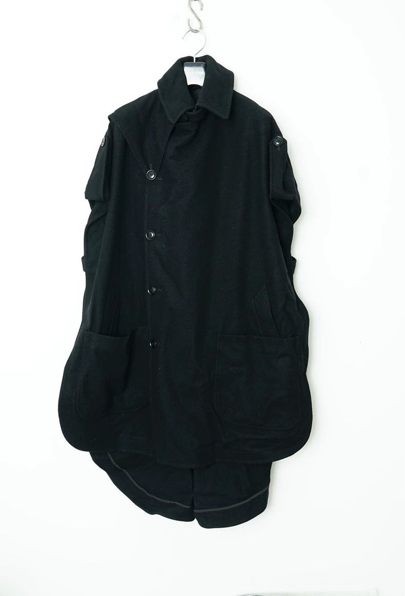 Yohji Yamamoto yohji yamamoto Autumn/Winter Wool Cloak Coat 2503-Nextarrow Size US M / EU 48-50 / 2 - 1 Thumbnail