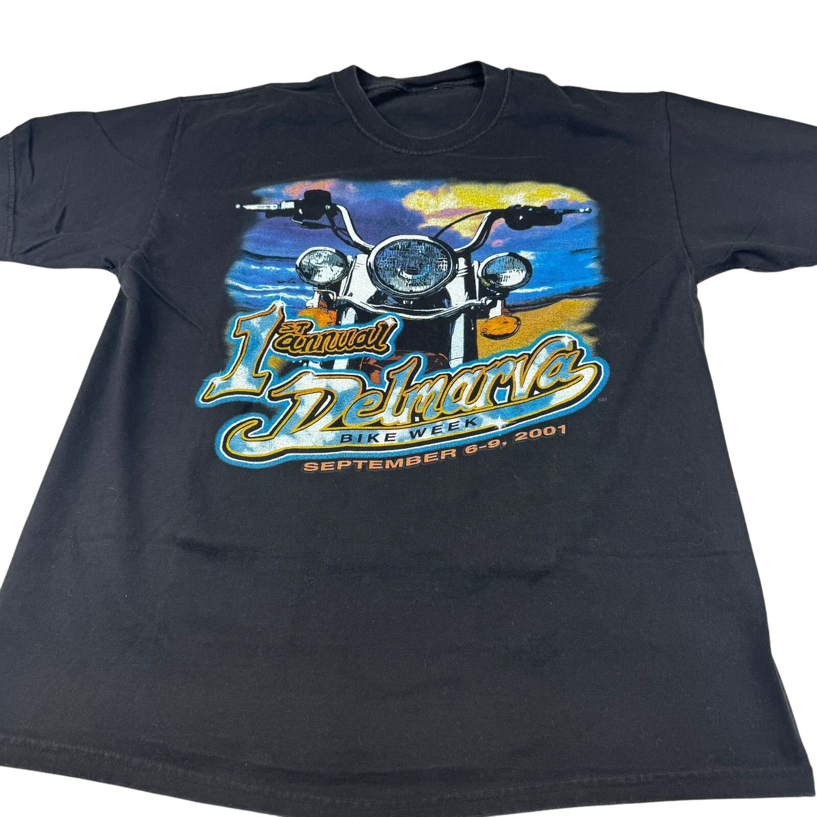 Harley Davidson Vintage Y2K Harley Davidson Delmarva T-Shirt - 2001 Size US L / EU 52-54 / 3 - 1 Thumbnail