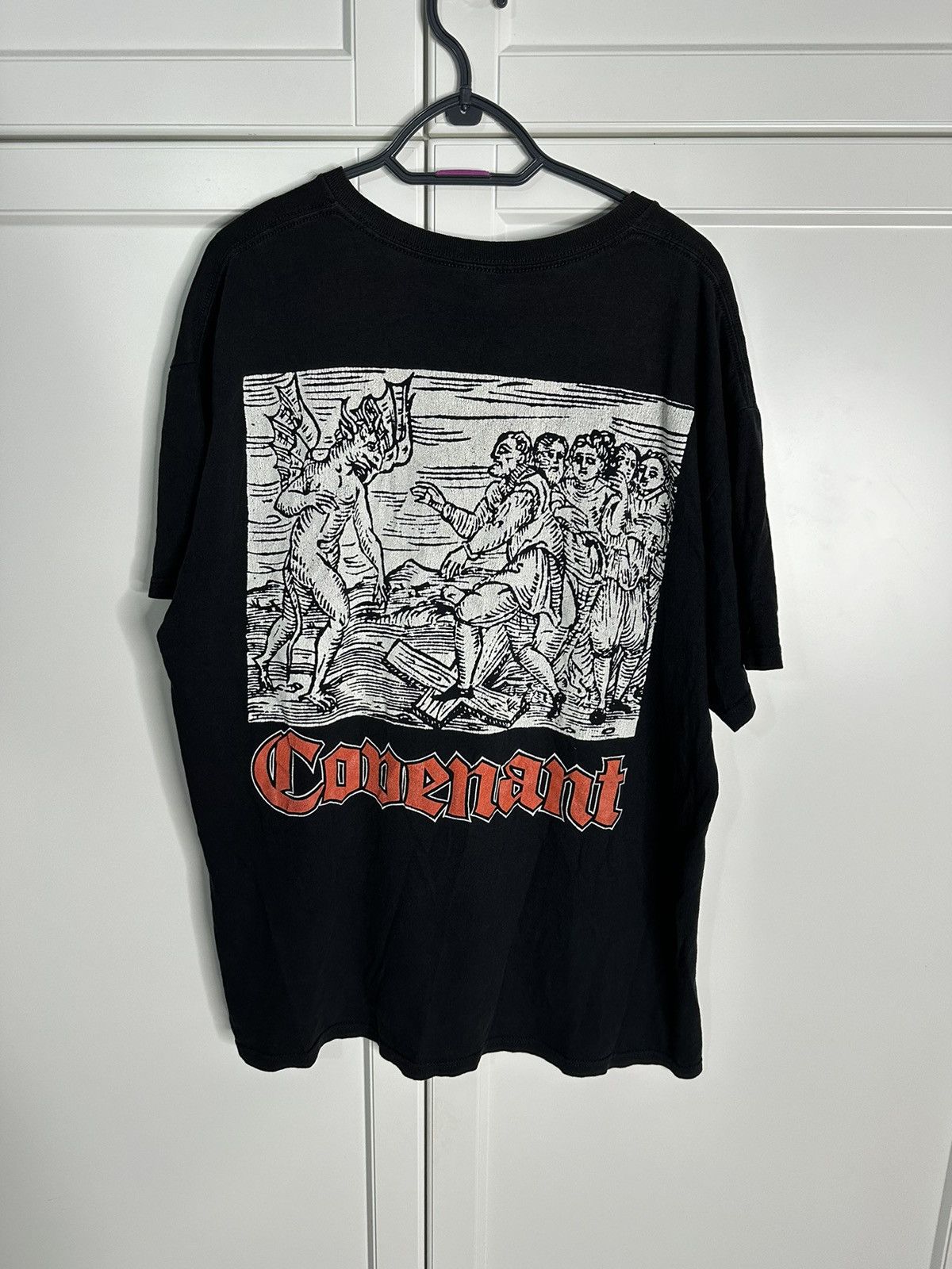 Band Tees Morbid Angel Covenant Flaming Goat Deathmetal T-Shirt Size US XL / EU 56 / 4 - 2 Thumbnail