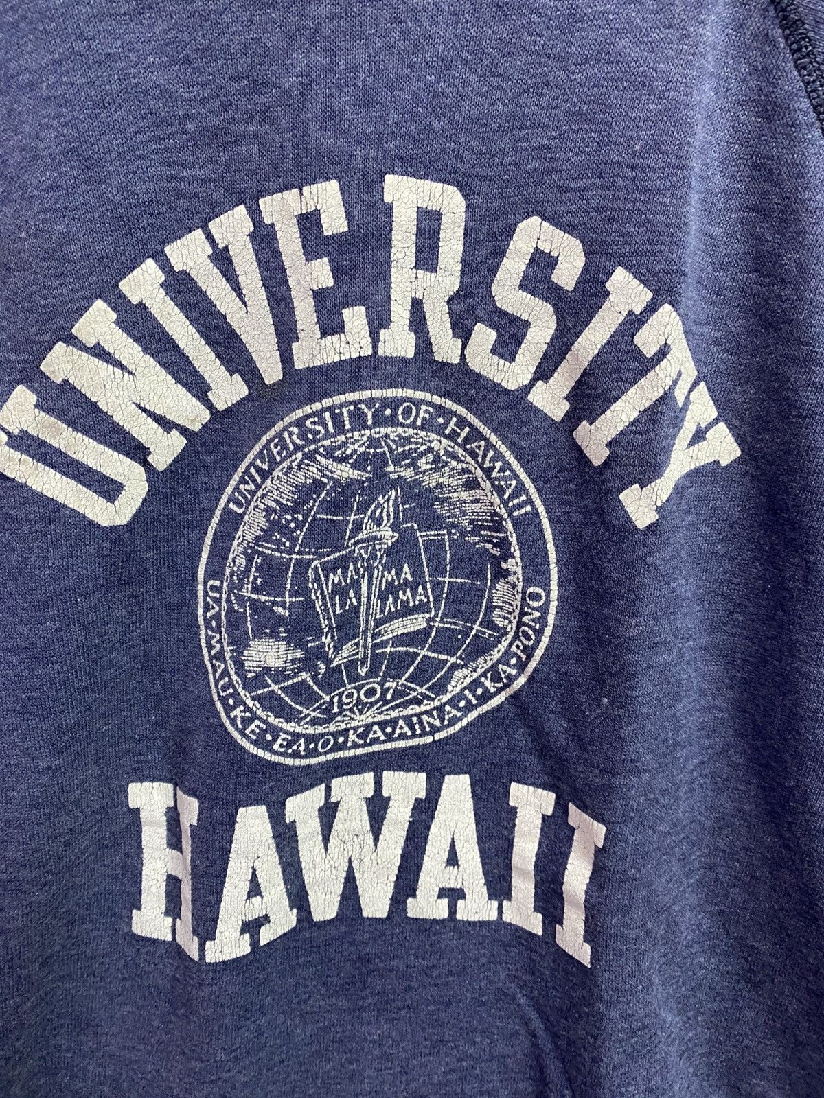 Vintage vintage 70s University of Hawaii raglan crewneck sweatshirt Size US XL / EU 56 / 4 - 2 Thumbnail