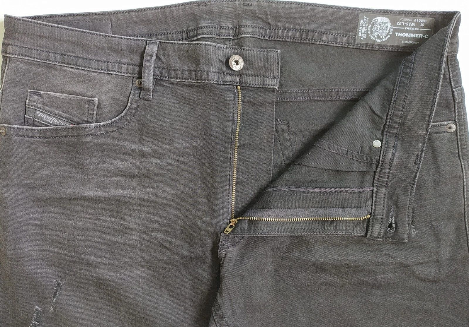 Diesel Diesel THOMMER-C L.32 MENS JEANS T/9611 Size US 36 / EU 52 - 7 Thumbnail