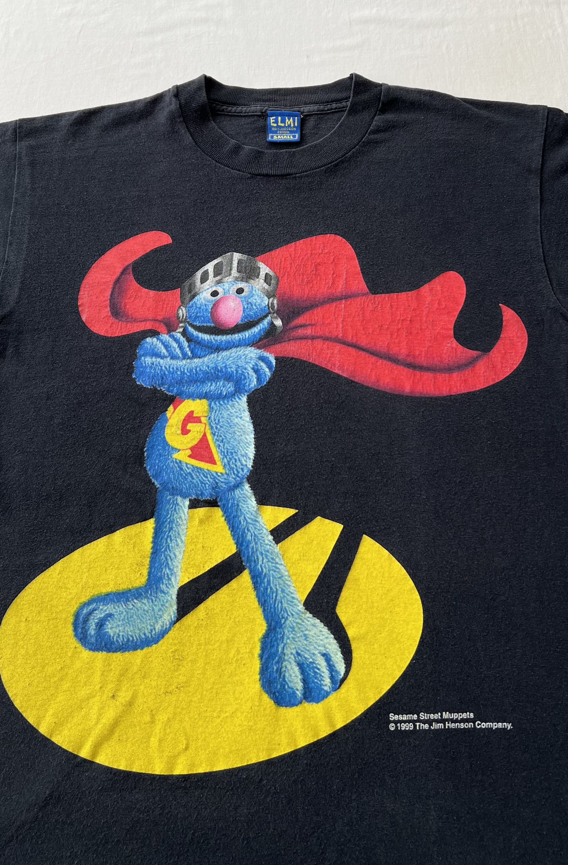 Cartoon Network Vintage 1999 Sesame Street Muppets Grover Jim Henson T-shirt Size US S / EU 44-46 / 1 - 3 Thumbnail