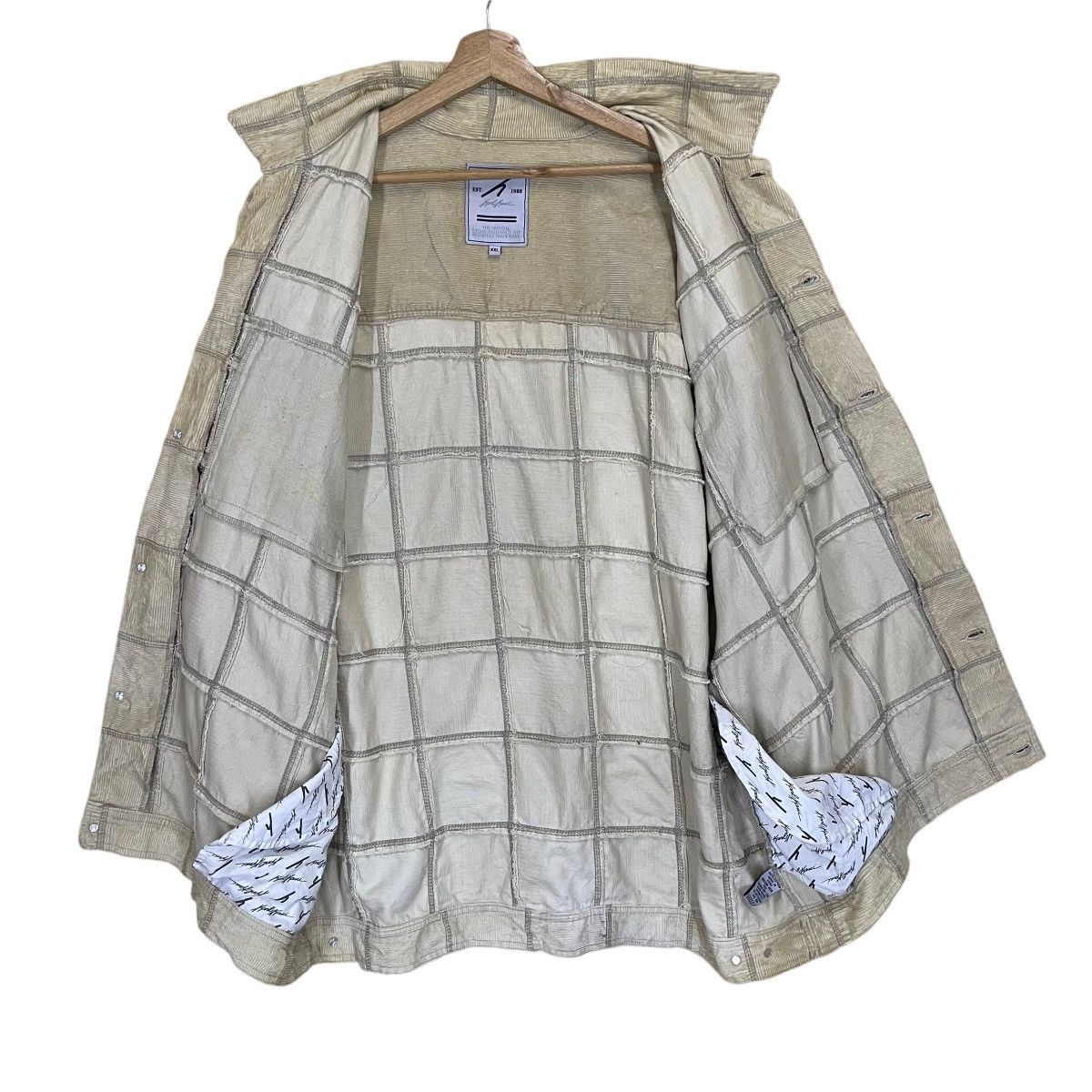 Japanese Brand Karl Kani Japanase Designer Patchwork Zipper Jacket Size US XL / EU 56 / 4 - 11 Thumbnail