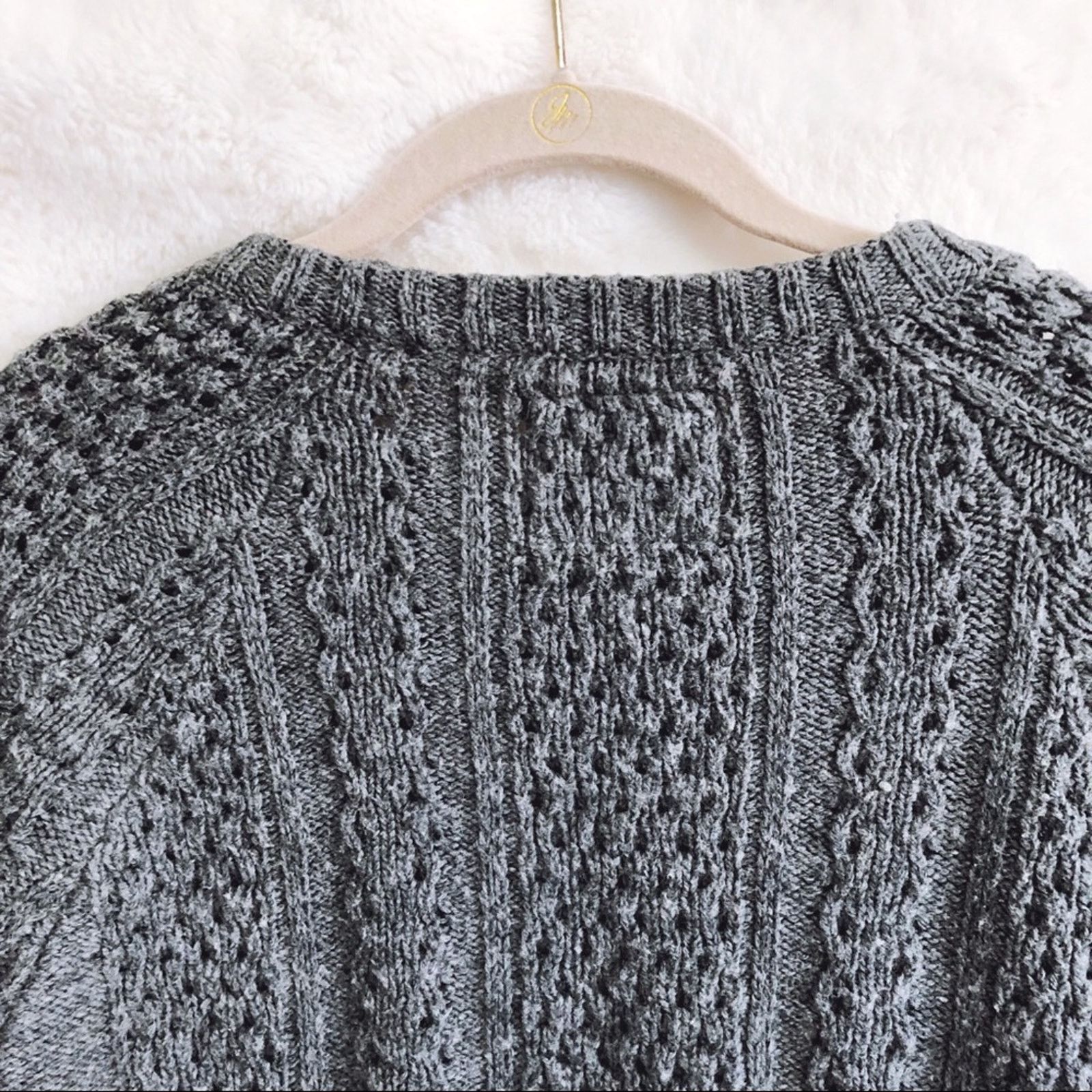 Forever 21 Forever 21 Gray Knit Long Sleeve Sweater Size S / US 4 / IT 40 - 6 Thumbnail