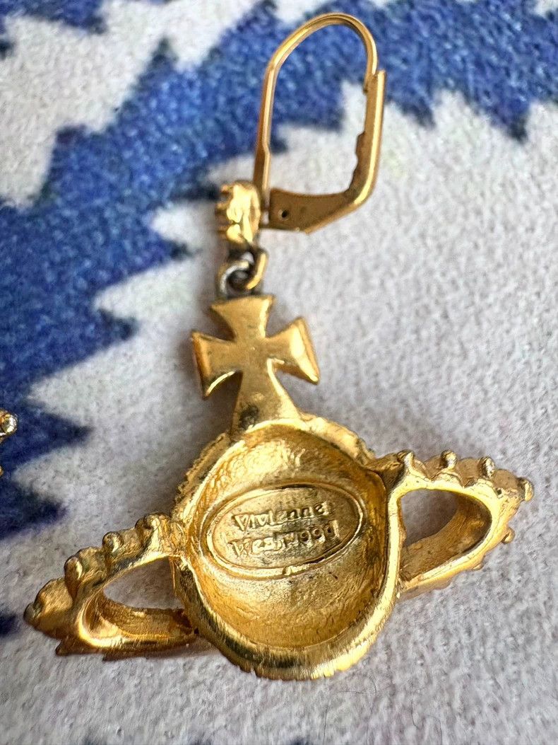 Vivienne Westwood Vivienne Westwood Golden Classical Series Golden Lace Carv Size ONE SIZE - 5 Thumbnail