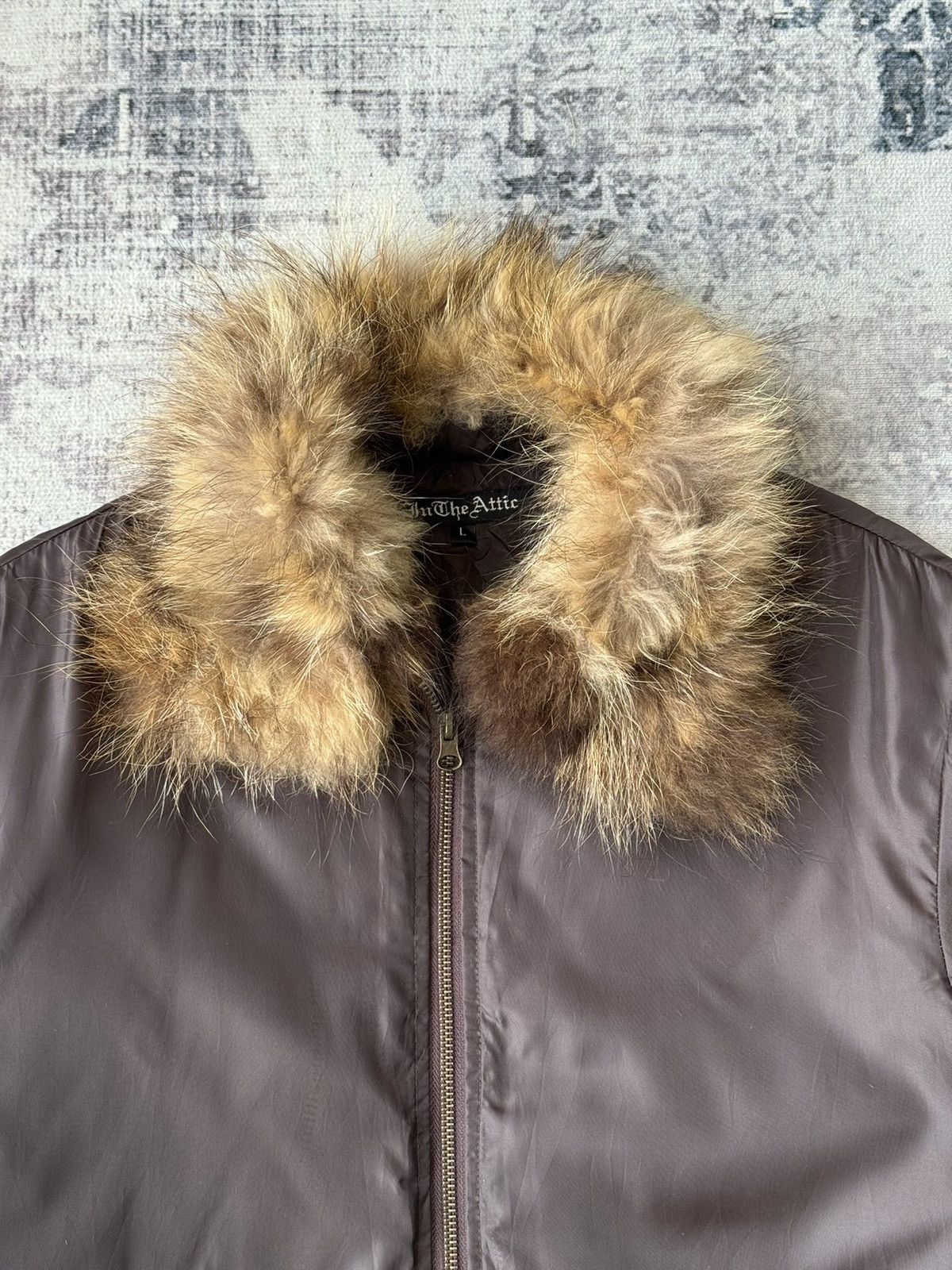 In The Attic × Japanese Brand × Vintage In The Attic Punk Poem Riot Fur LGB Inner Jacket Size US M / EU 48-50 / 2 - 3 Thumbnail