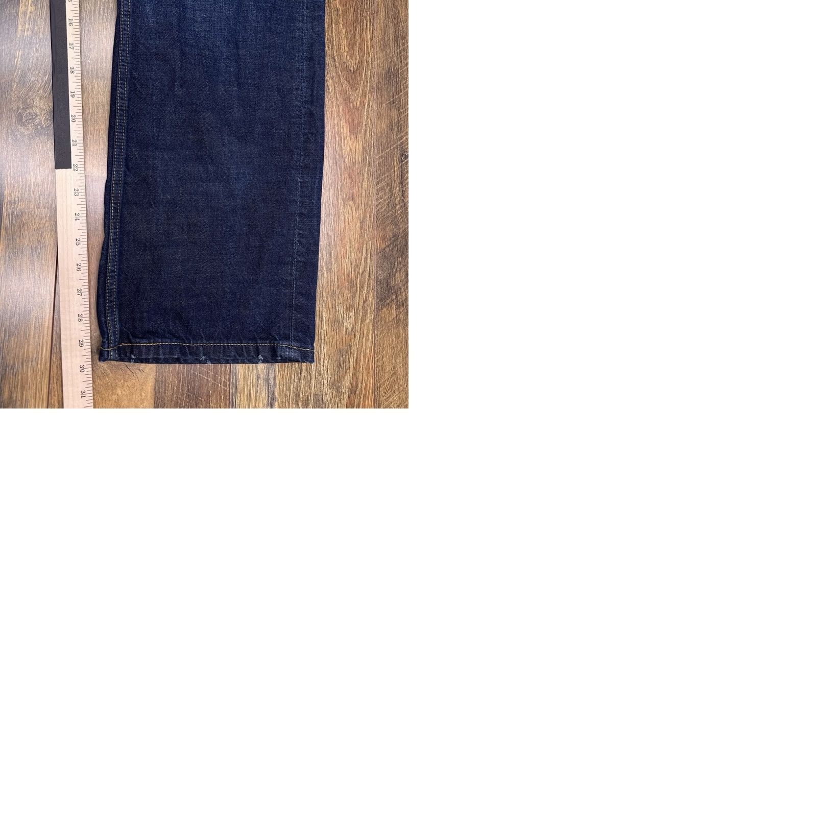 Levi's Levi's 559 Relaxed Straight Jeans Men 44x32 Blue Denim Medium Wash 5-Pocket Stretch Distressed No N/A? Size US 44 / EU 60 - 9 Thumbnail