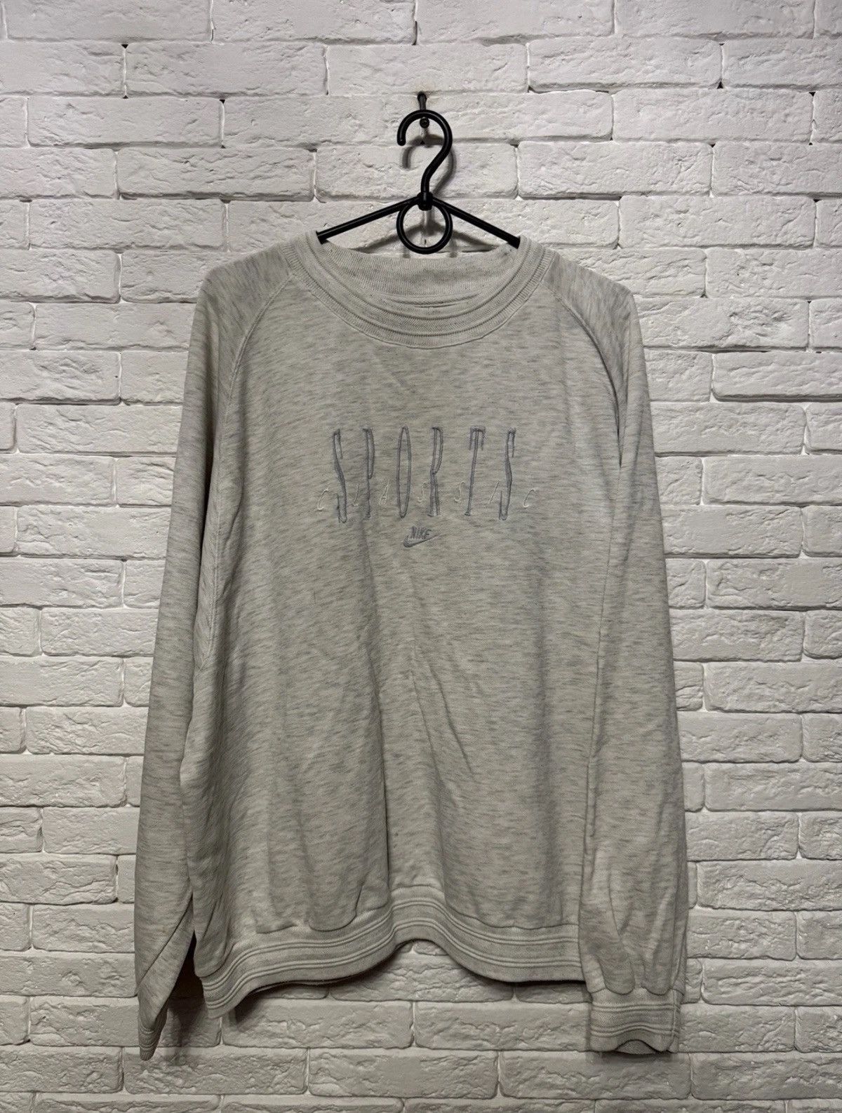 Nike Nike Vintage 80`s Rare Sweatshirt Sports Classic Oversized Size US XL / EU 56 / 4 - 1 Thumbnail