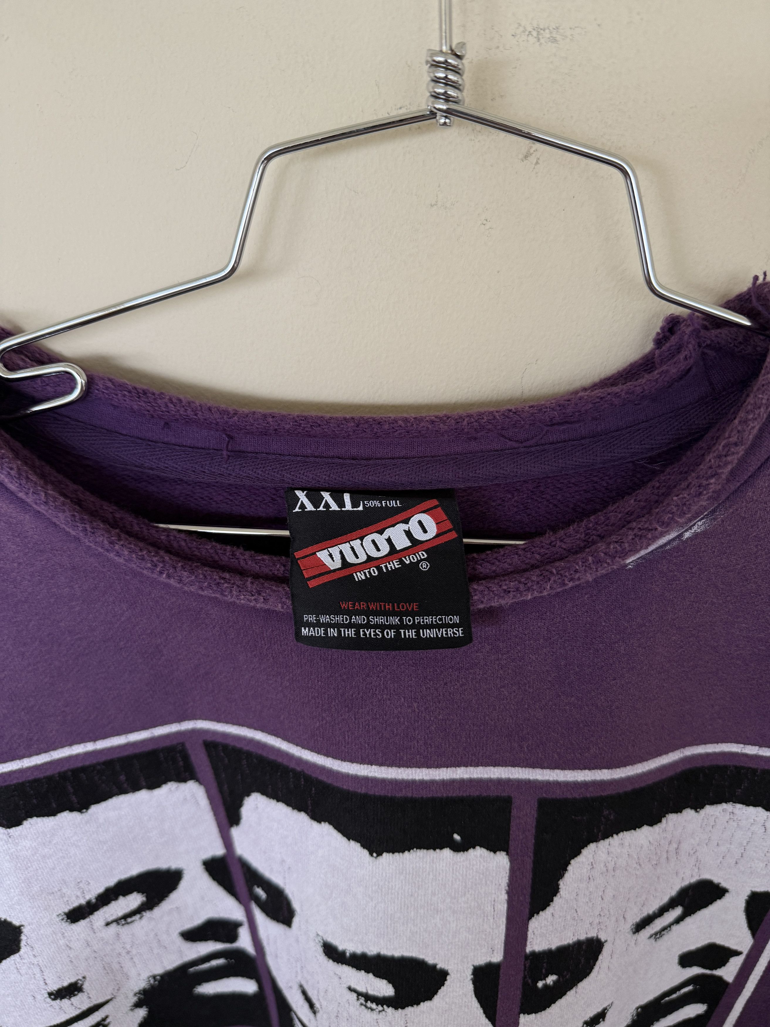Vintage Vuoto Purple Crewneck Size US XXL / EU 58 / 5 - 6 Thumbnail