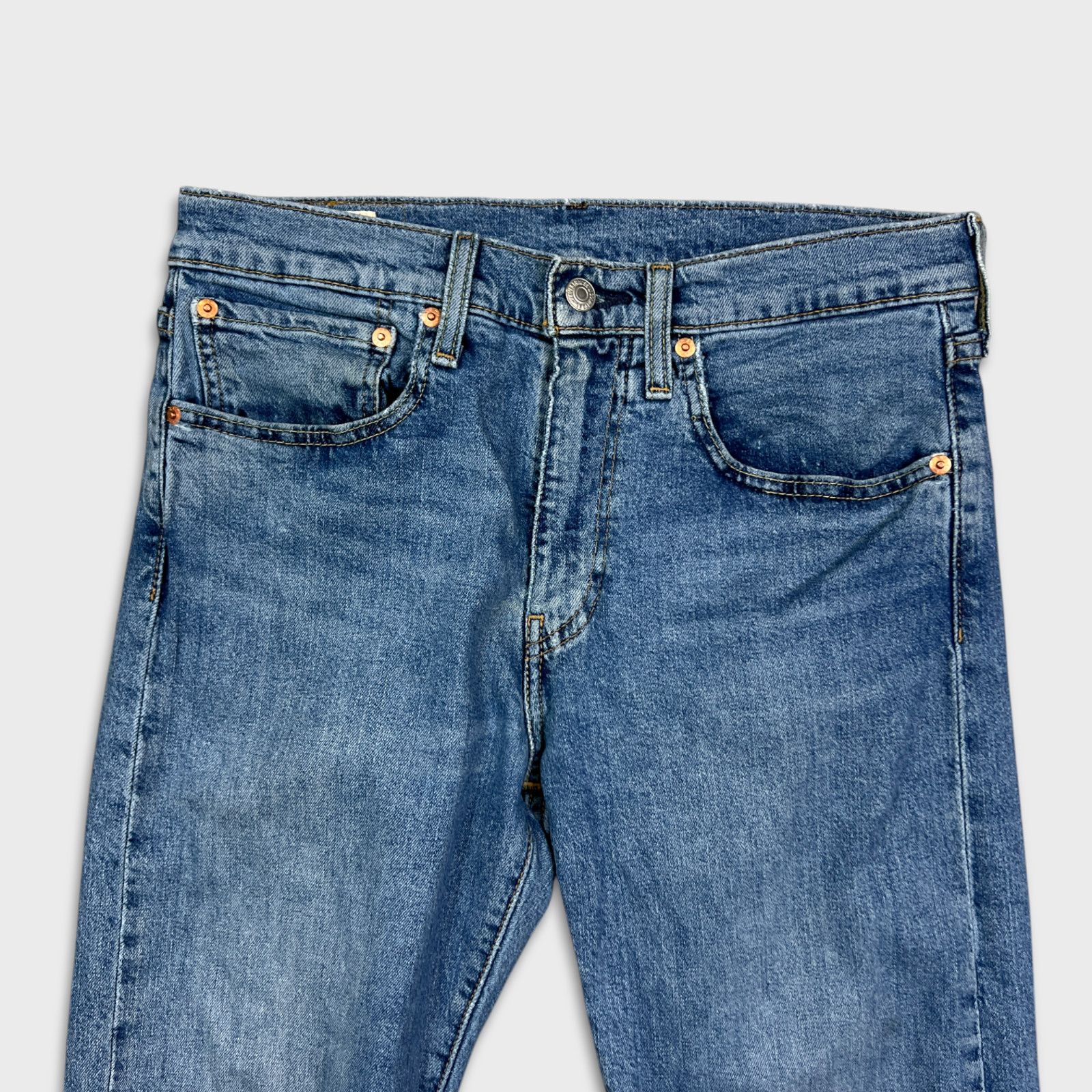 Levi's × Vintage Levi's 502 Jeans 31x30 Regular Taper Fit Premium Denim Pants Size US 31 - 2 Thumbnail