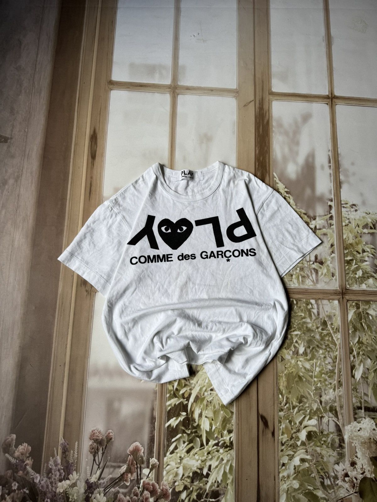 AD2003 COMME des GARCONS HOMME パッチワークロンT Comme des Garcons × Comme des Garcons Homme AD2003 Reversible