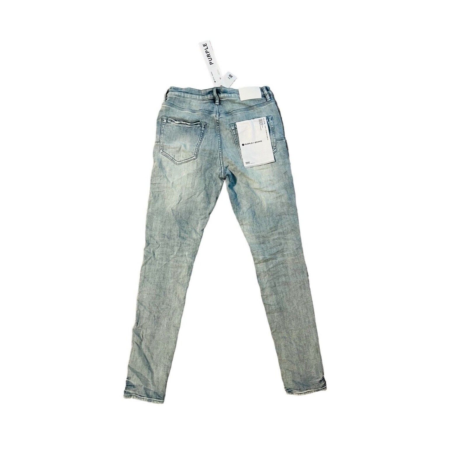Purple Purple Brand Jeans Mens Slim Fit P001 Blue Size 30/30 Size US 30 / EU 46 - 4 Thumbnail