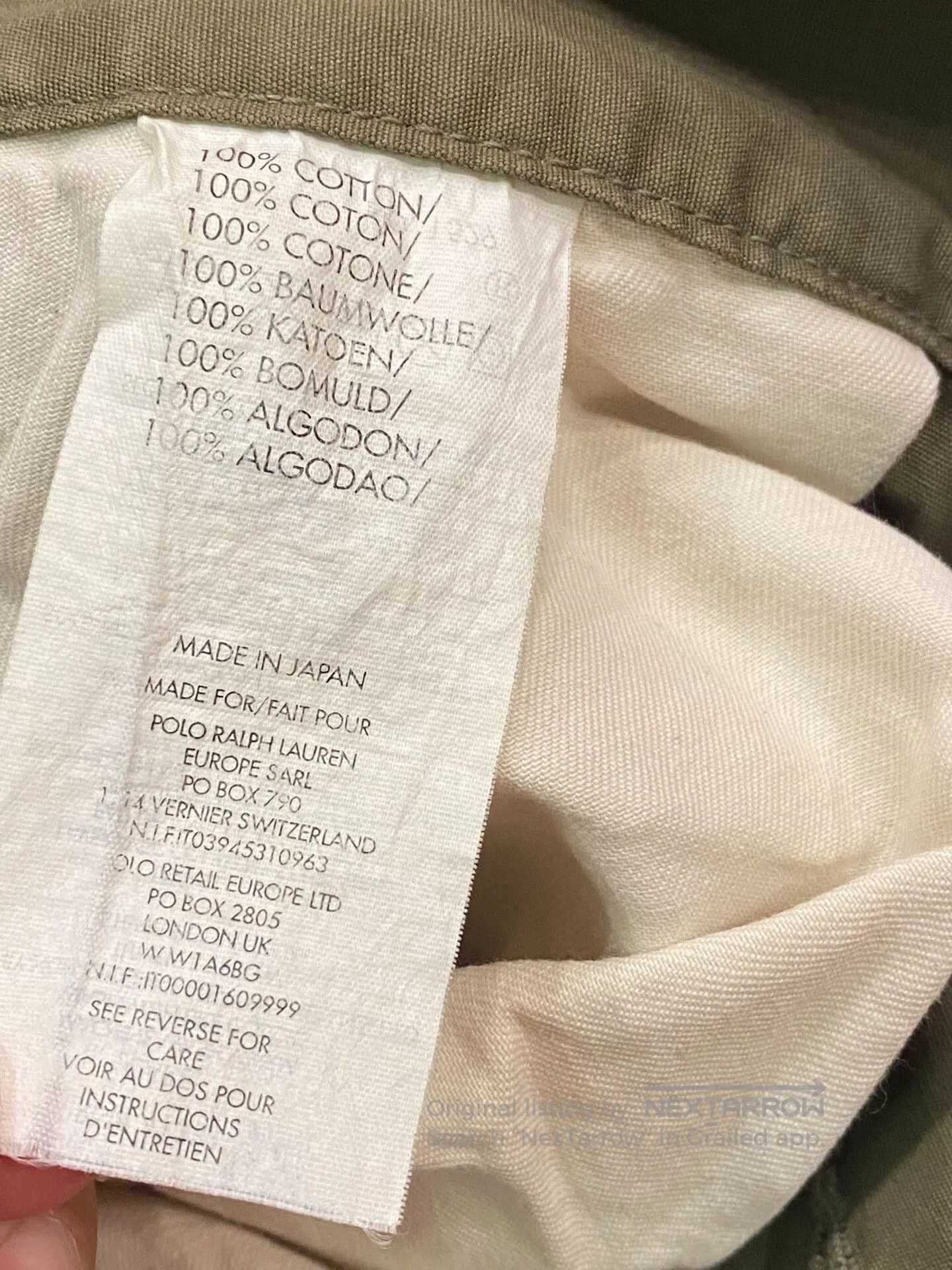 RRL Ralph Lauren Rare Ralph Lauren Military Cargo Pants. Size US 34 / EU 50 - 7 Thumbnail